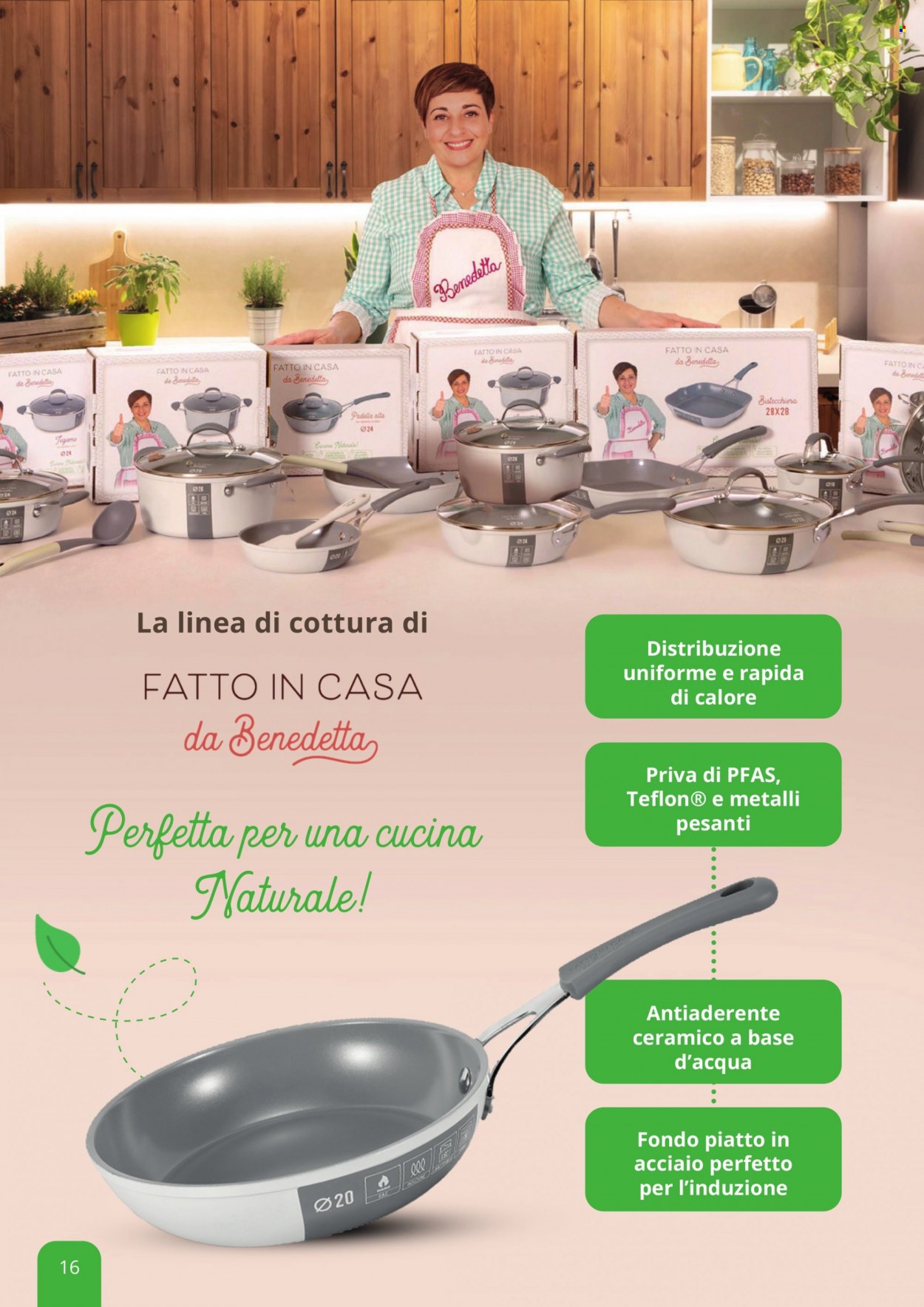 thumbnail - Volantino Kasanova - Prodotti in offerta - tegame, padella, bistecchiera, piatto. Pagina 17.
