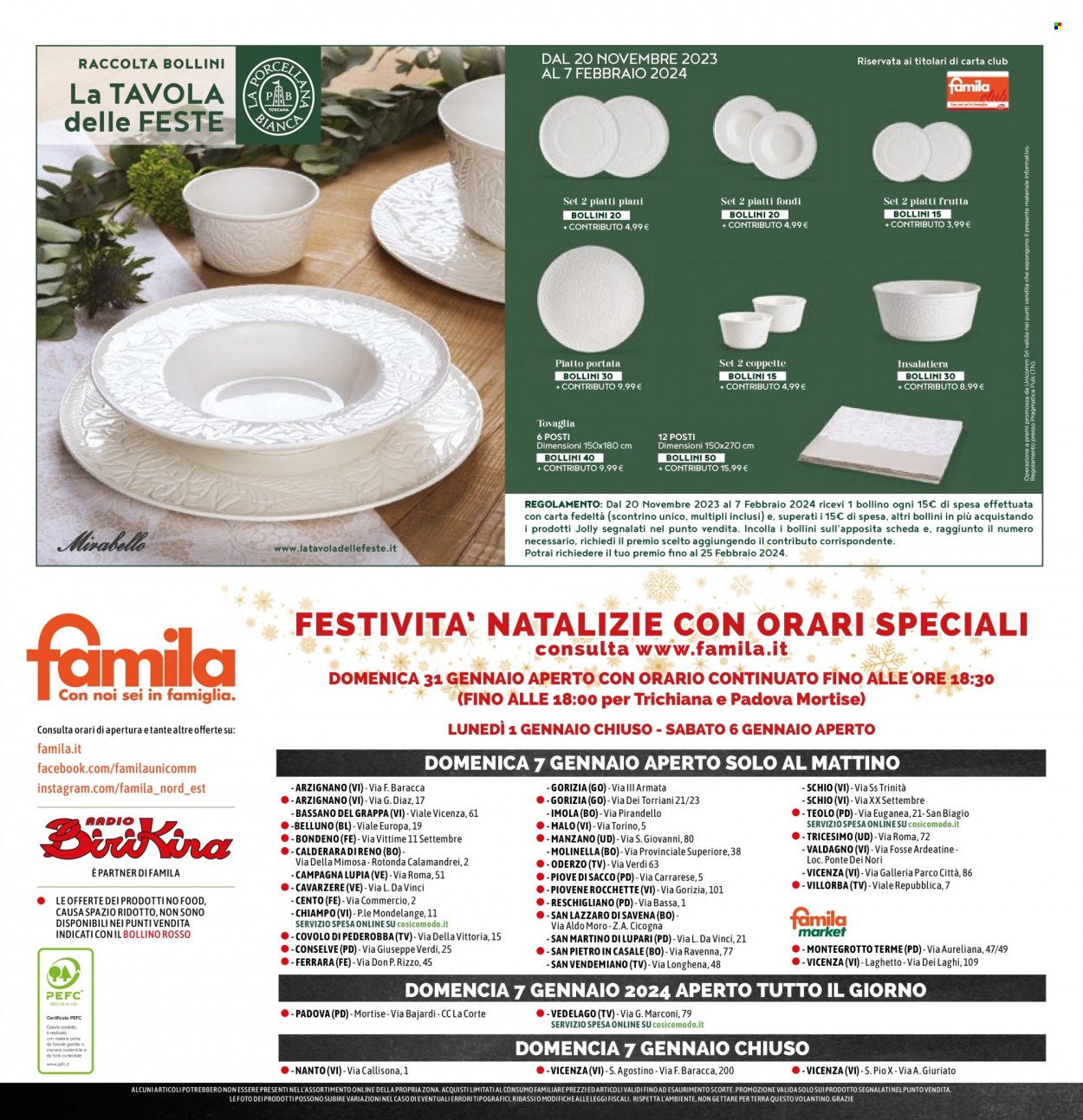 Volantino Famila - 28/12/2023 - 10/1/2024. Pagina 24