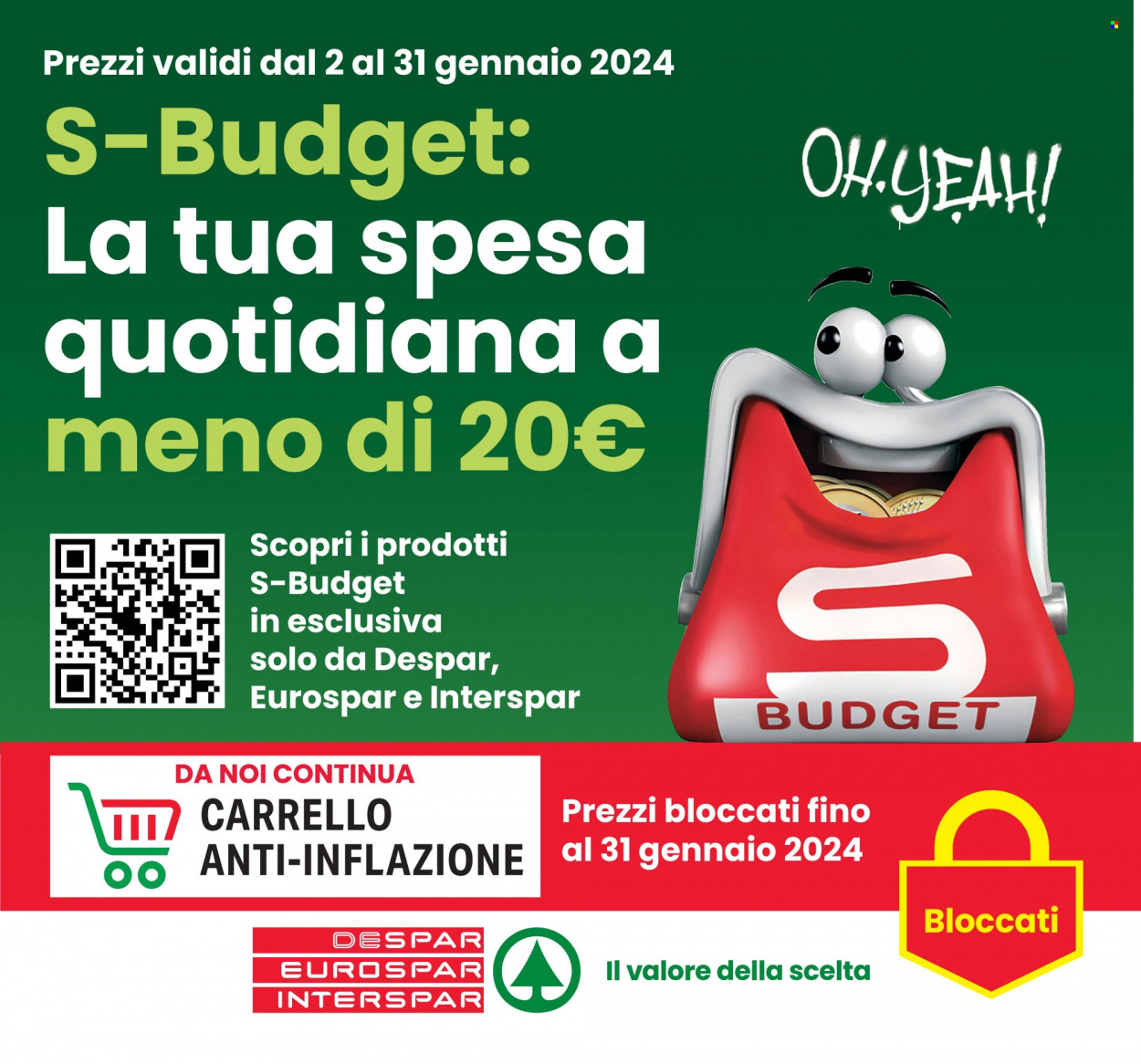 Volantino Despar - 2/1/2024 - 31/1/2024. Pagina 1