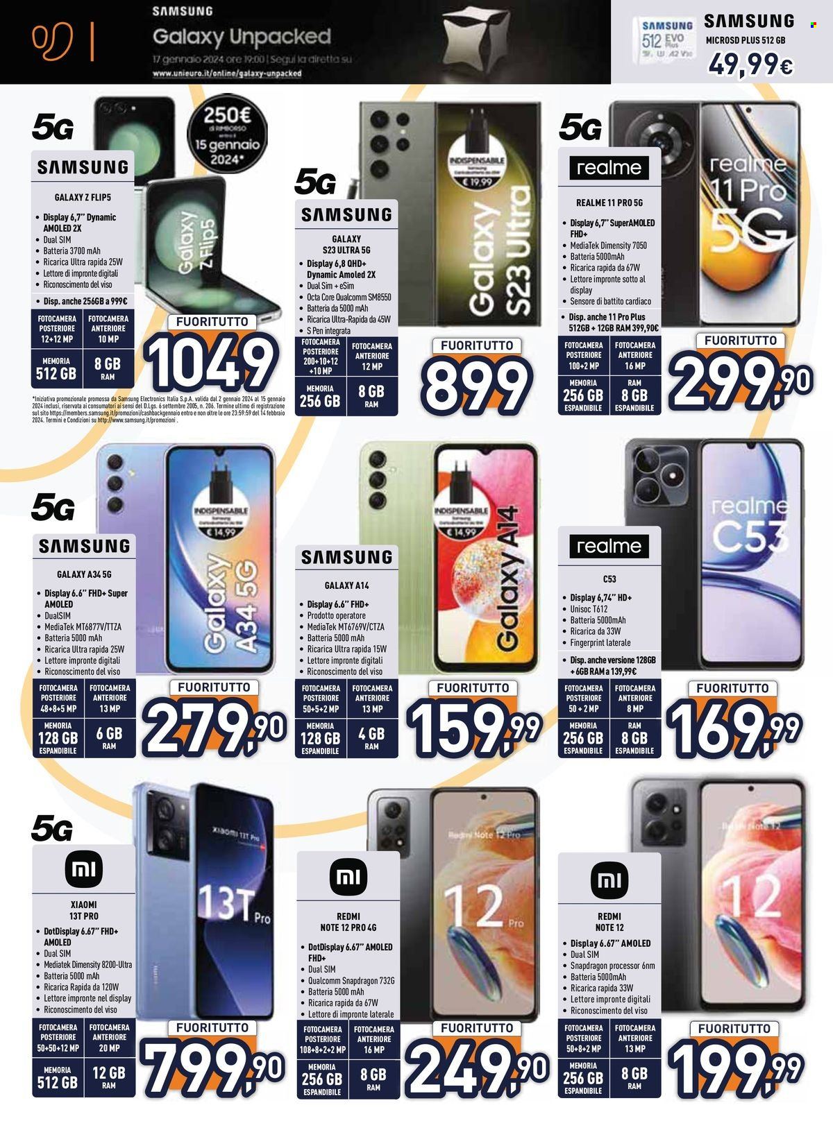 Volantino Unieuro - 2/1/2024 - 17/1/2024. Pagina 4