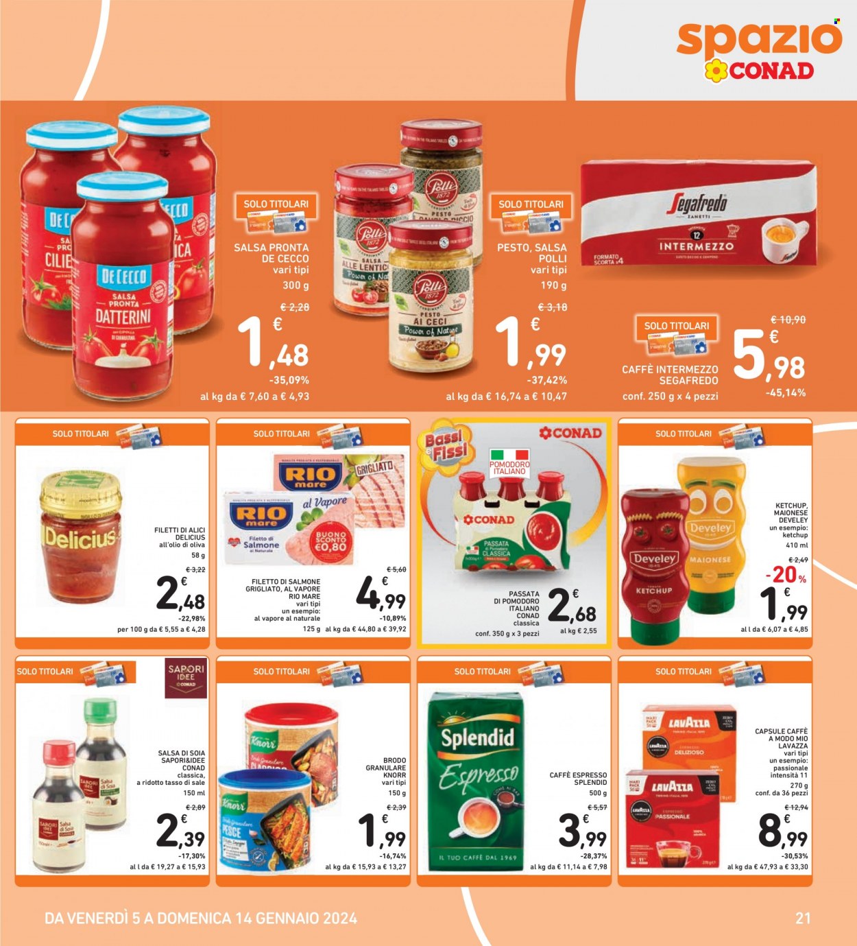 Volantino Spazio Conad - 5/1/2024 - 14/1/2024. Pagina 21