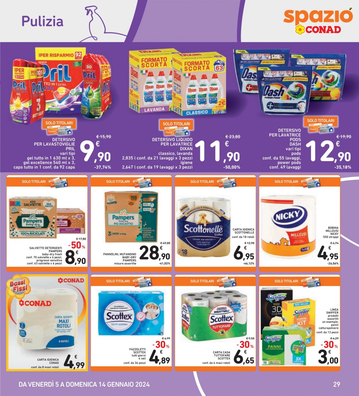 Volantino Spazio Conad - 5/1/2024 - 14/1/2024. Pagina 29