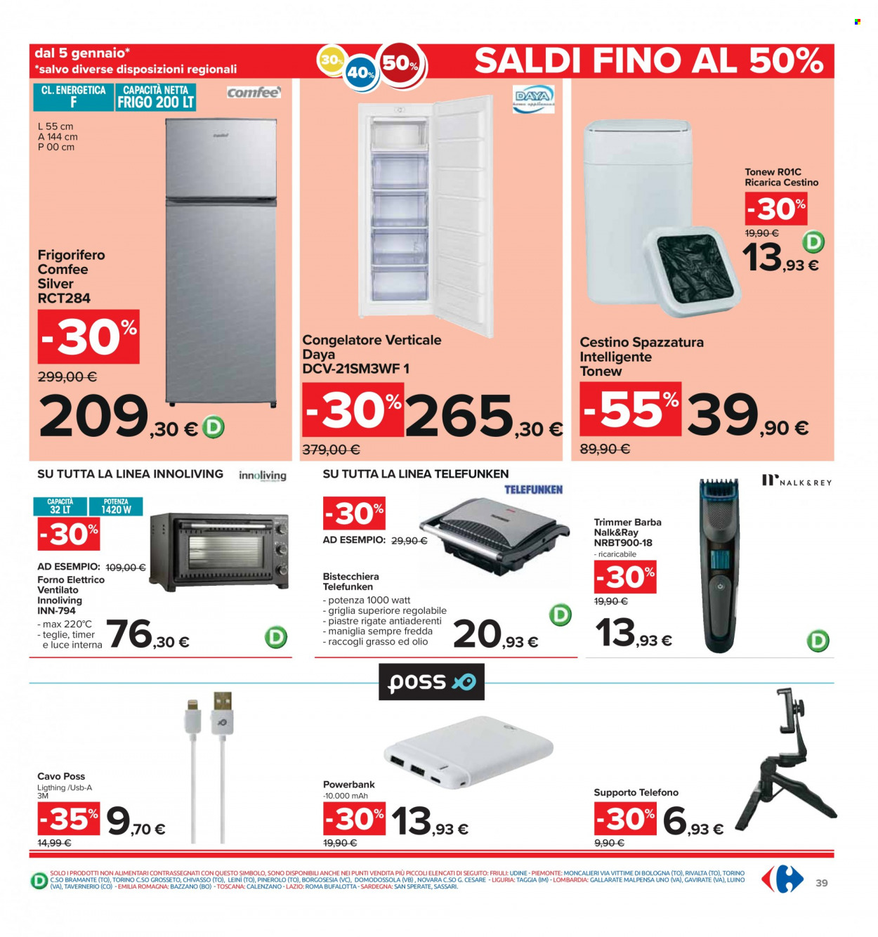 Volantino Carrefour - 5/1/2024 - 17/1/2024. Pagina 39