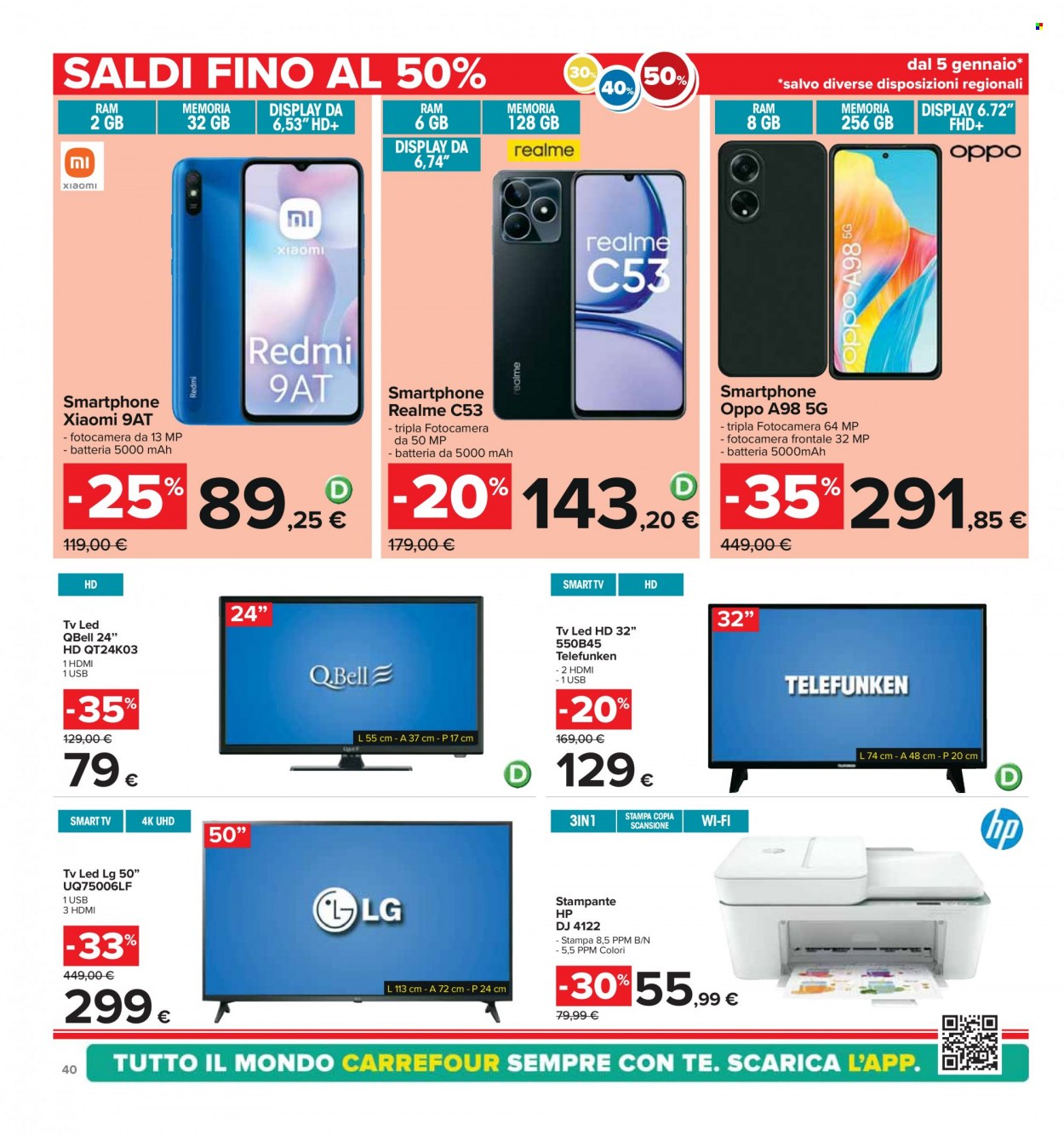 Volantino Carrefour - 5/1/2024 - 17/1/2024. Pagina 40