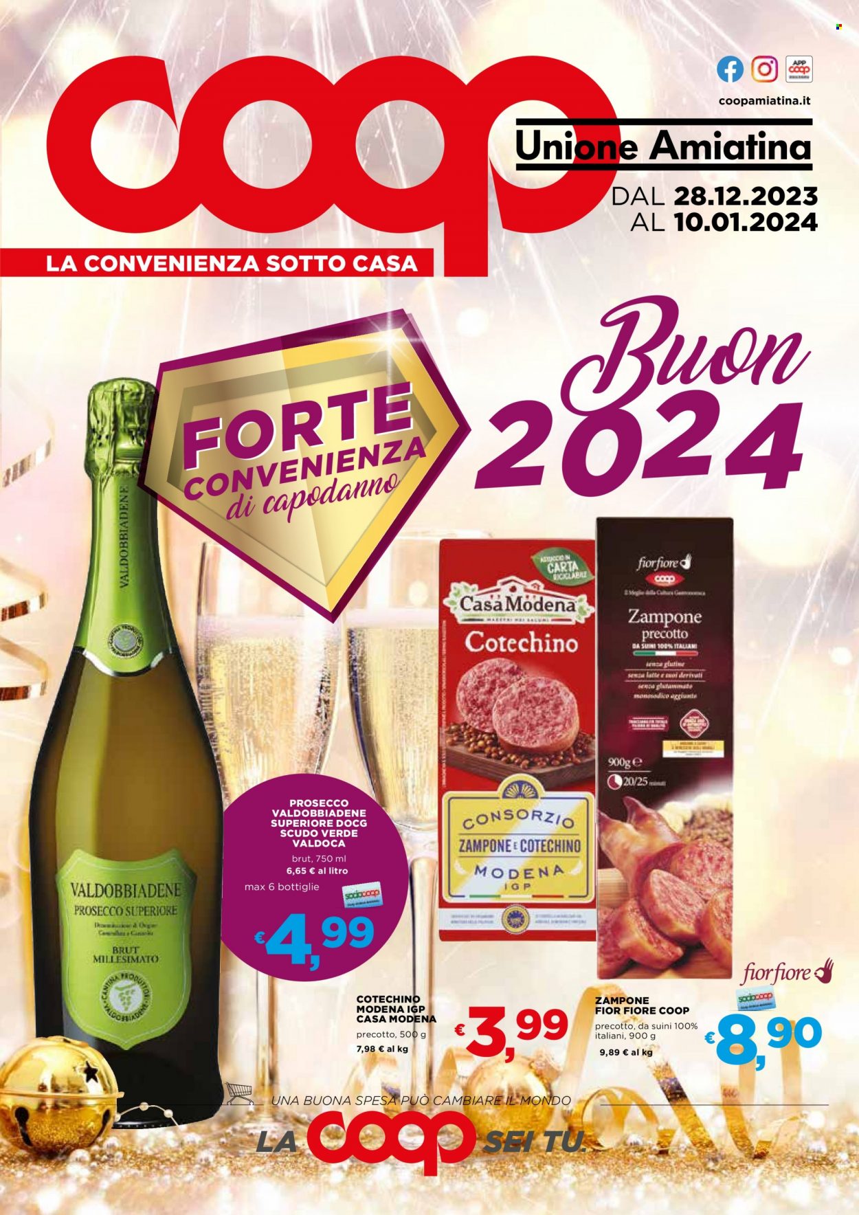 Leták Coop - 28.12.2023 - 10.1.2024. Strana 1