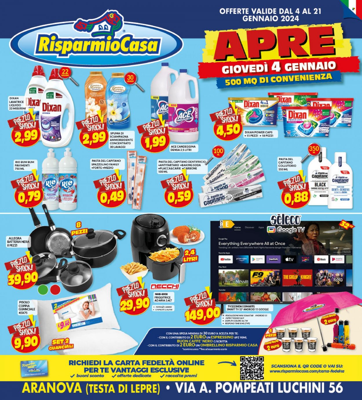 Volantino Risparmio Casa - 4/1/2024 - 21/1/2024. Pagina 1