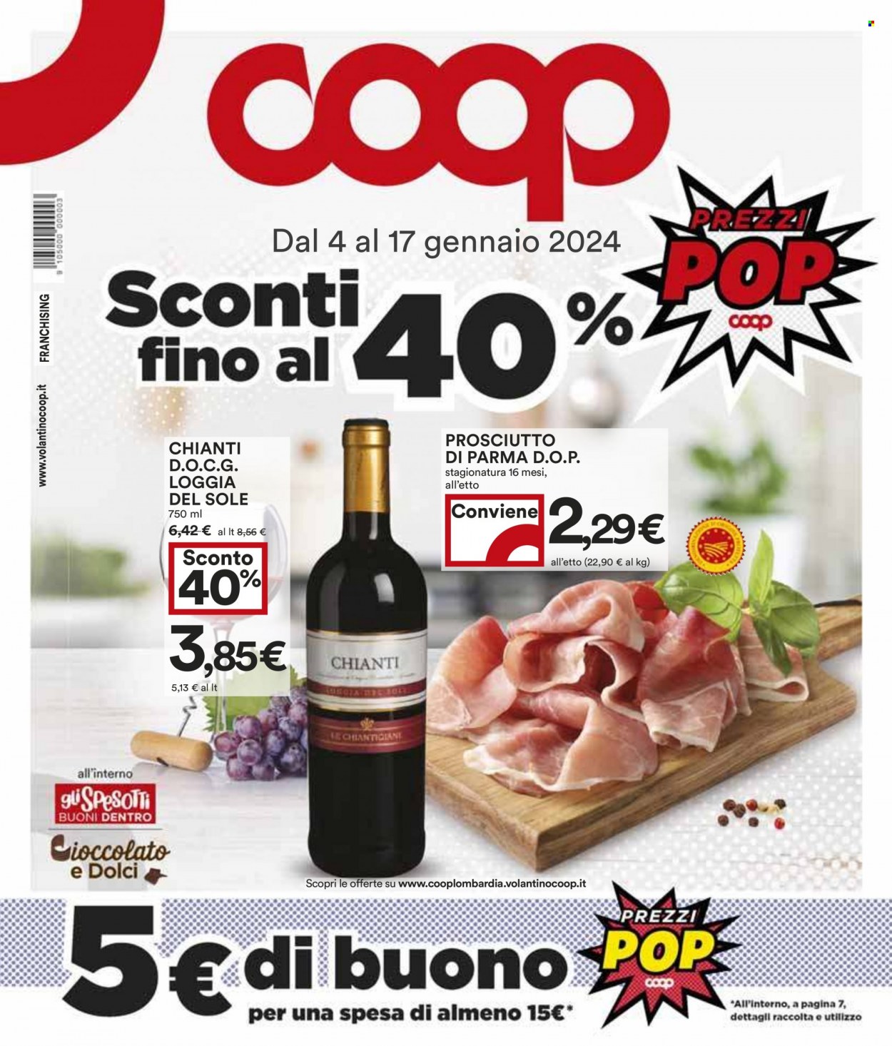 Leták Coop - 4.1.2024 - 17.1.2024. Strana 1