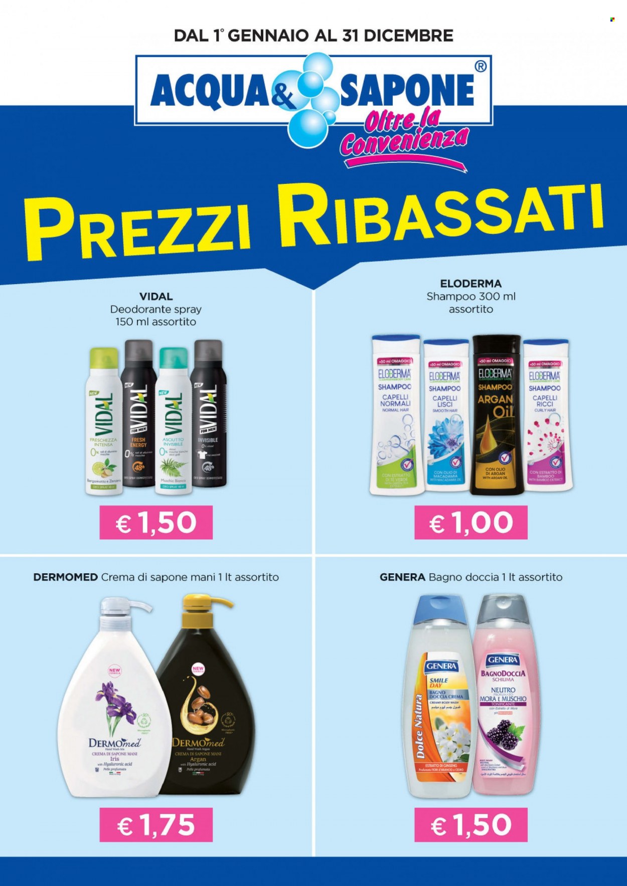 Volantino Acqua & Sapone - 1/1/2024 - 31/12/2024. Pagina 1