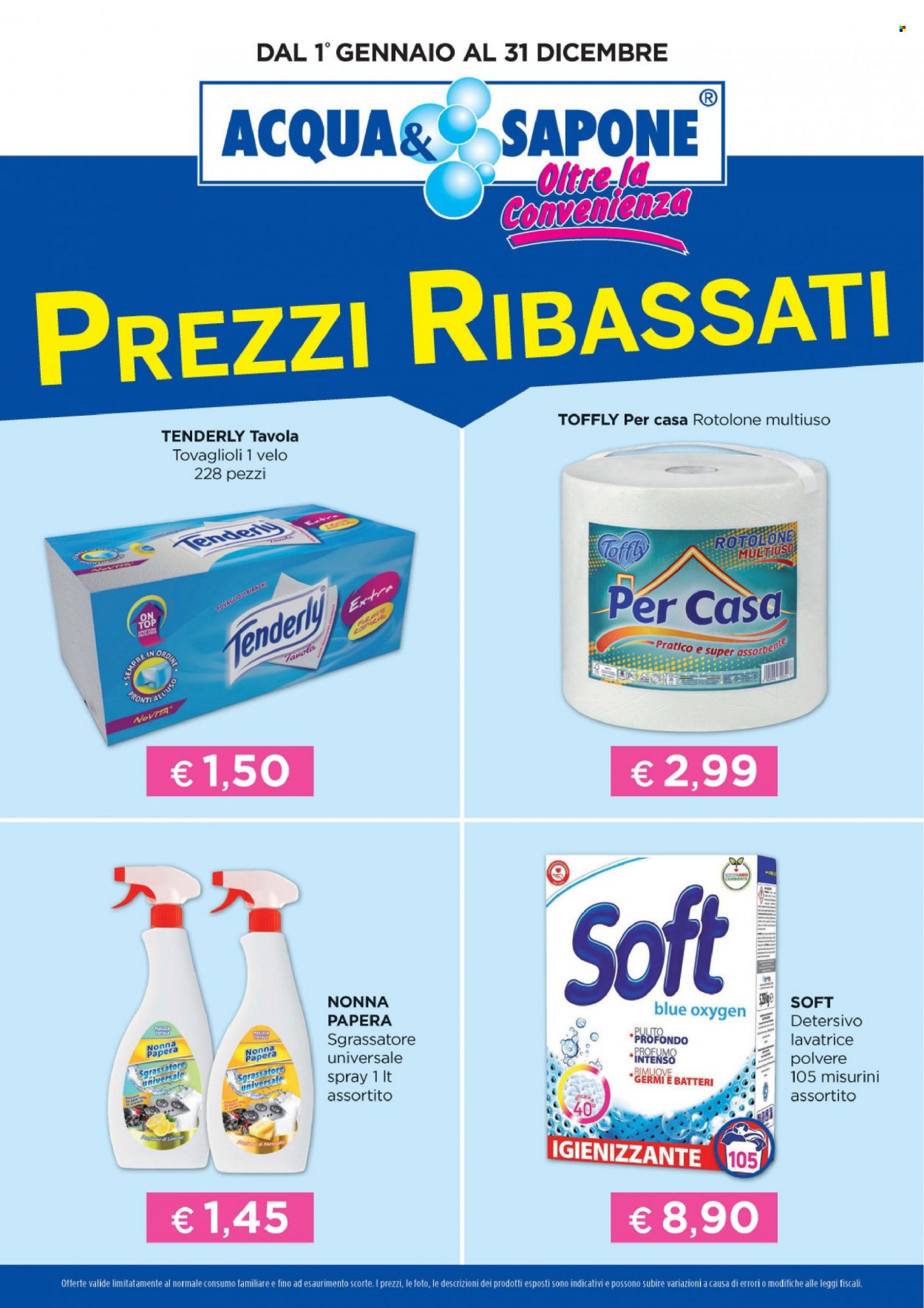 Volantino Acqua & Sapone - 1/1/2024 - 31/12/2024. Pagina 2