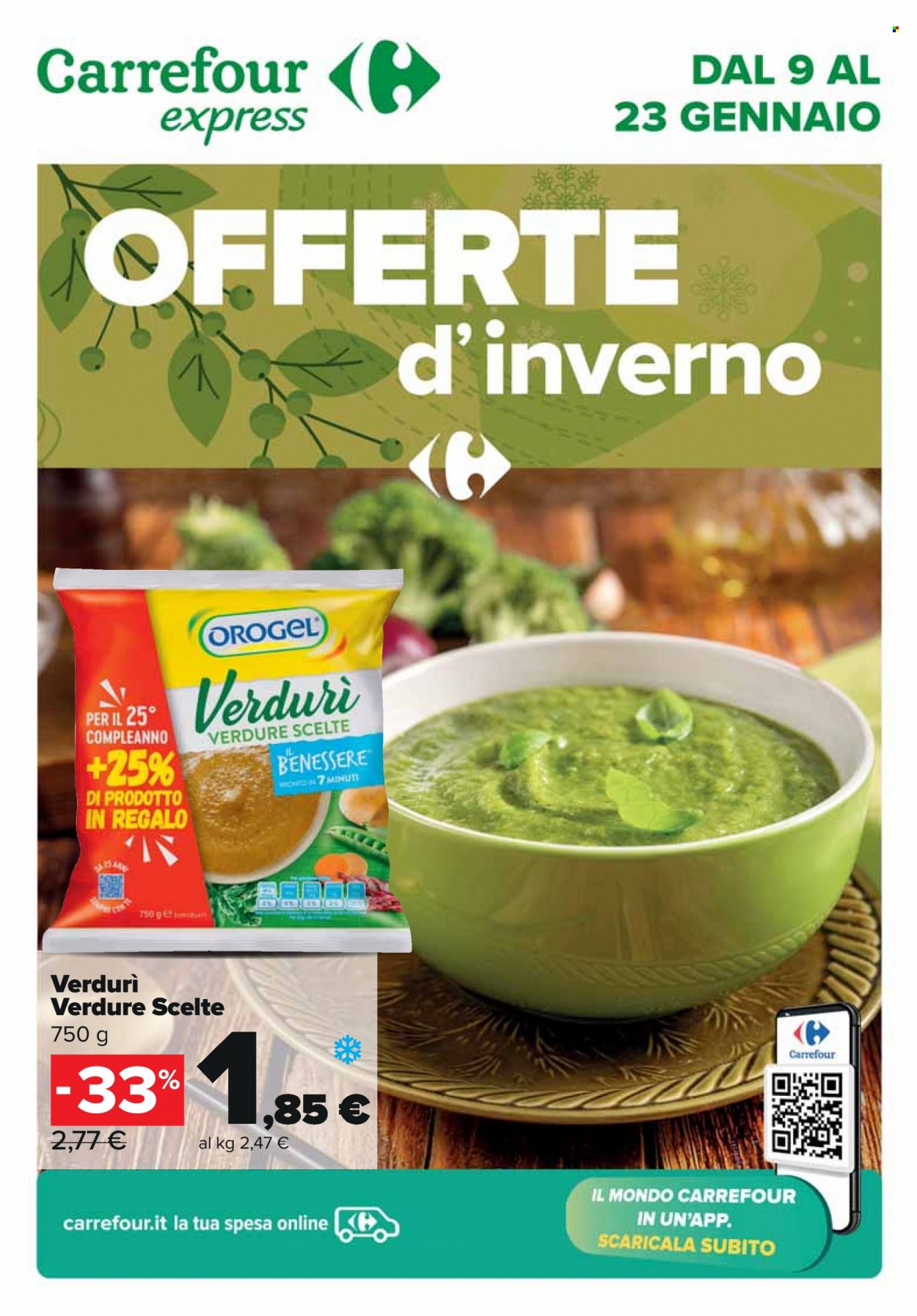Leták Carrefour - 9.1.2024 - 23.1.2024. Strana 1