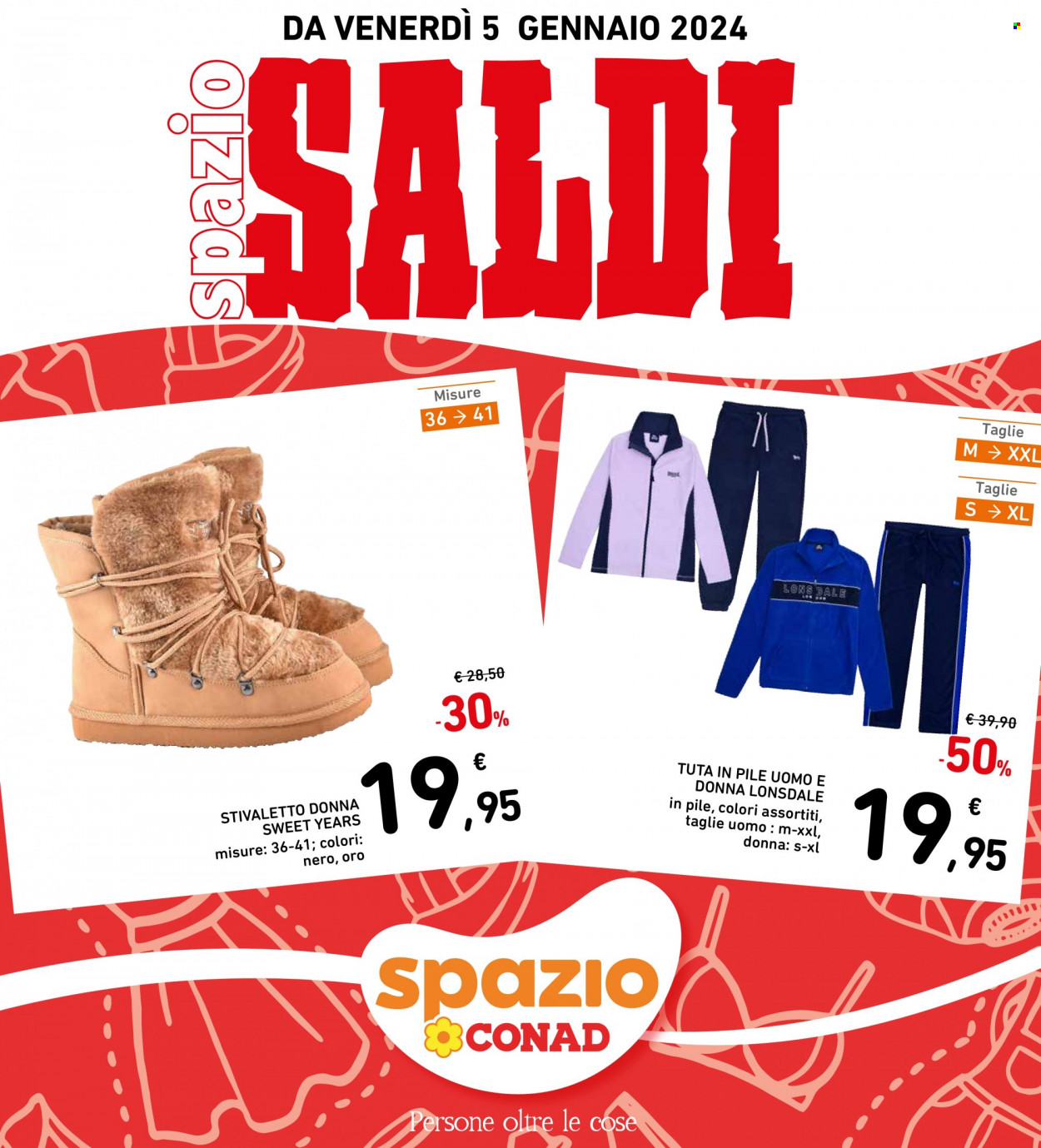 Volantino Spazio Conad - 5/1/2024 - 29/2/2024. Pagina 1