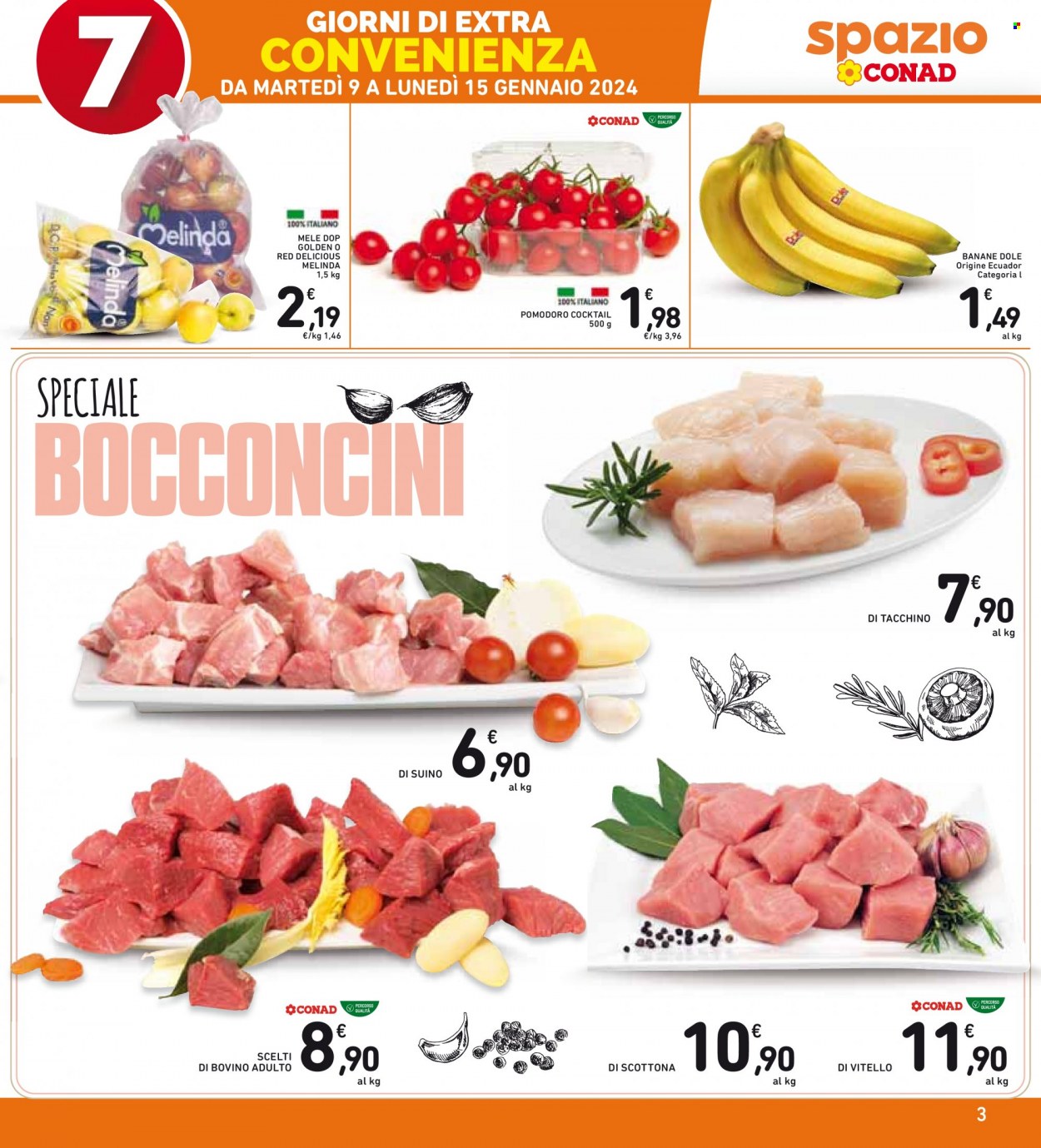 Volantino Spazio Conad - 9/1/2024 - 15/1/2024. Pagina 3