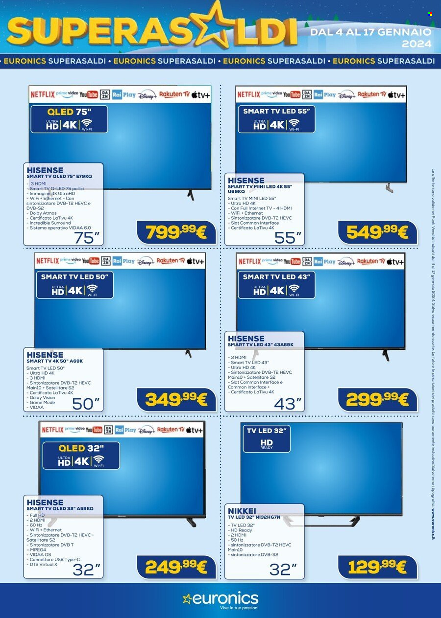 Volantino Euronics - 4/1/2024 - 17/1/2024. Pagina 3