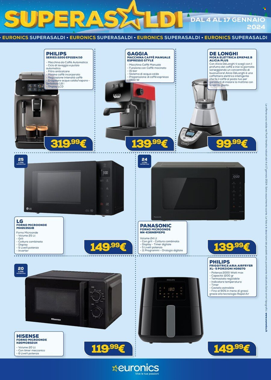 Volantino Euronics - 4/1/2024 - 17/1/2024. Pagina 17