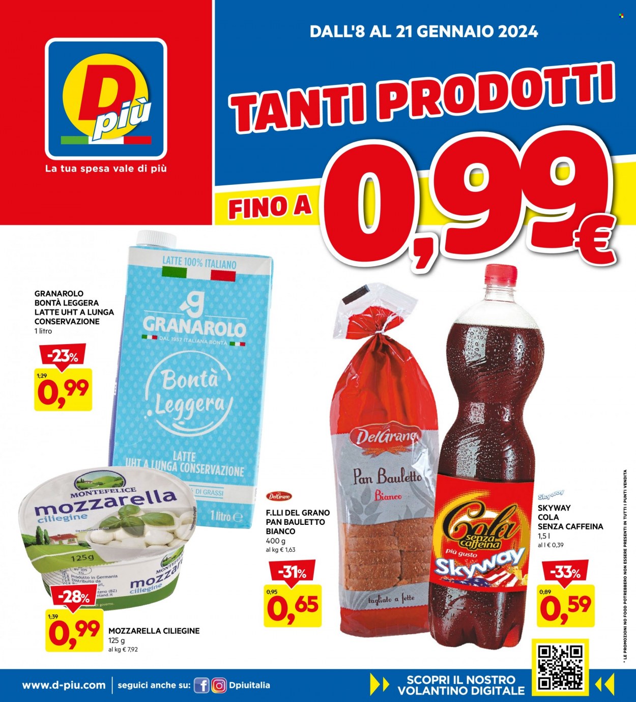 Volantino Dpiù - 8/1/2024 - 21/1/2024. Pagina 1