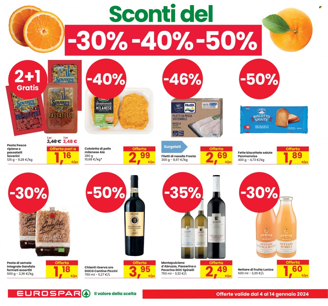 Volantino Eurospar - 4/1/2024 - 14/1/2024. Pagina 2