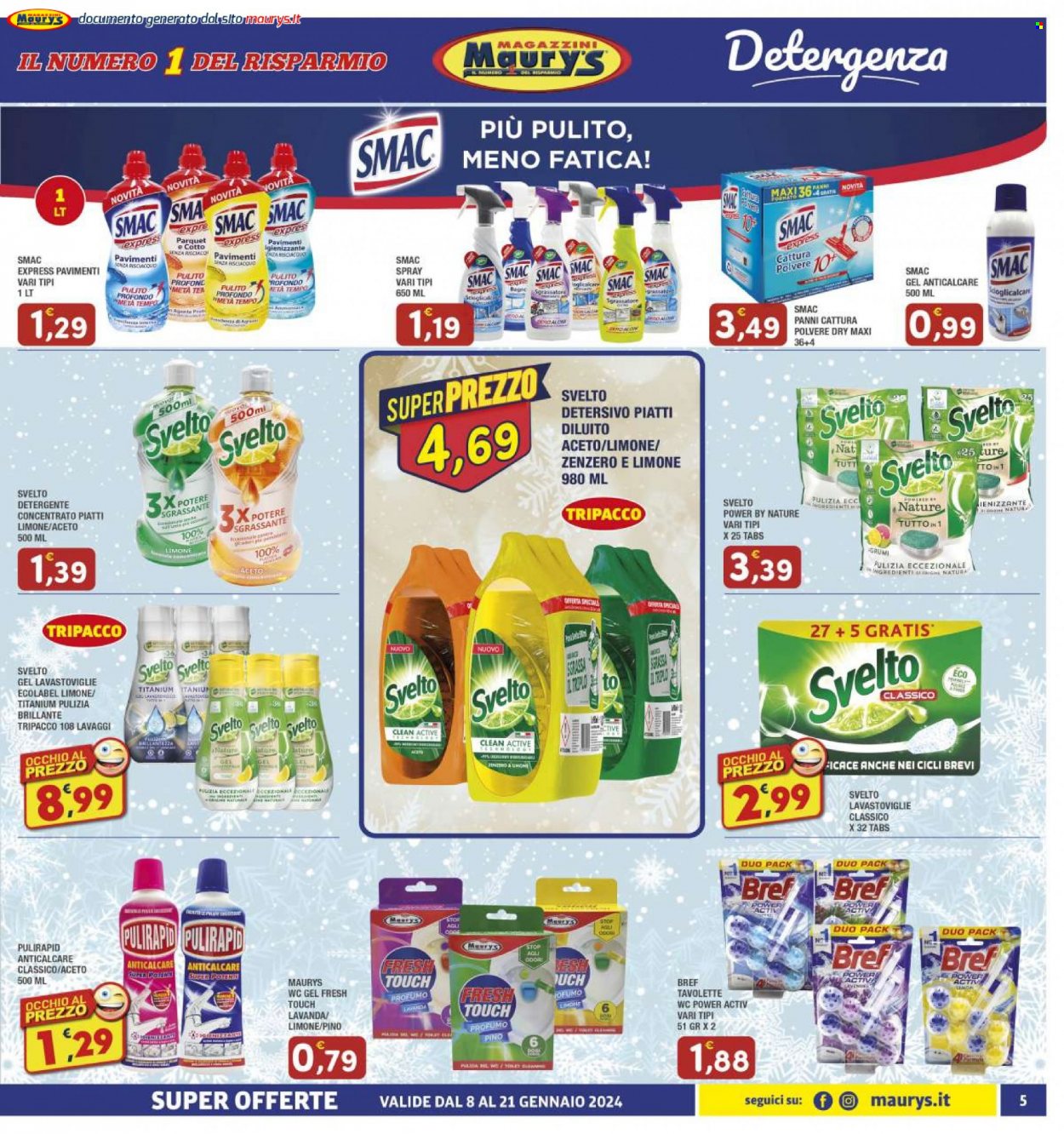 Volantino Maury's - 8/1/2024 - 21/1/2024. Pagina 5
