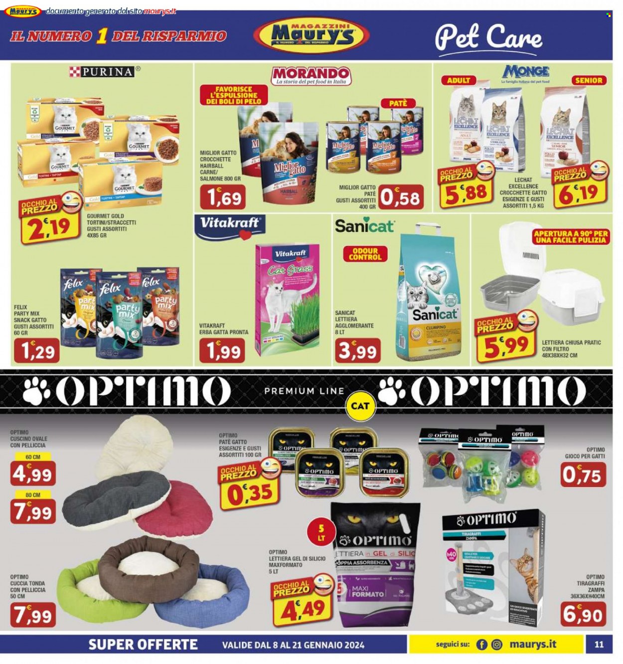 Volantino Maury's - 8/1/2024 - 21/1/2024. Pagina 11