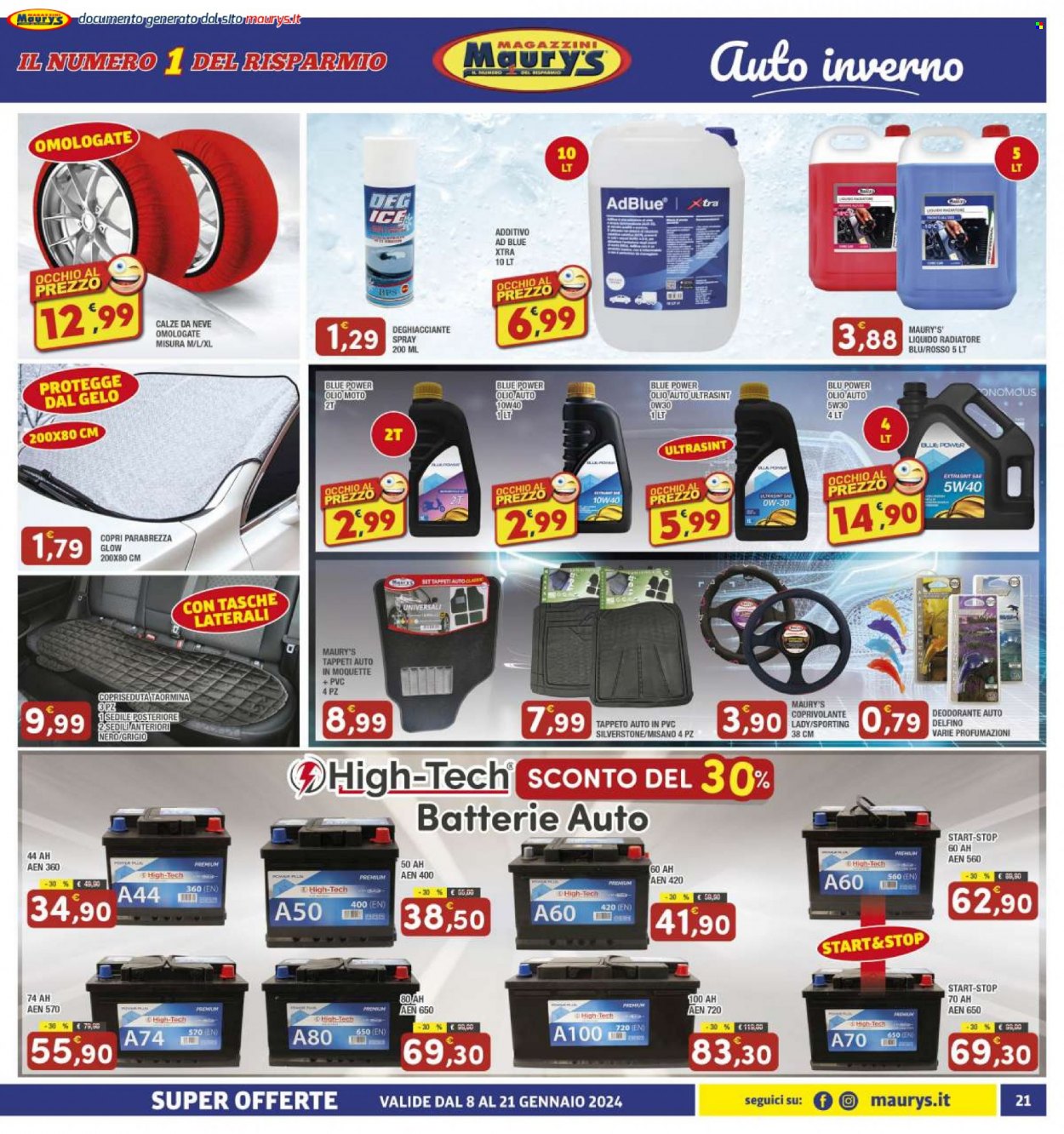 Volantino Maury's - 8/1/2024 - 21/1/2024. Pagina 21