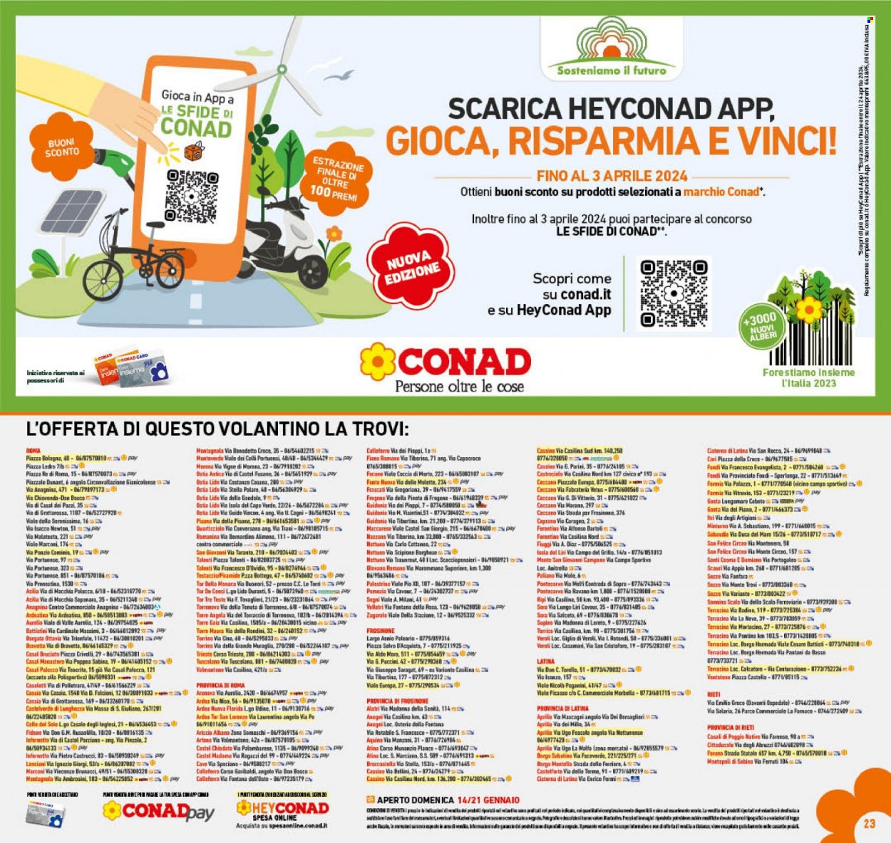 Volantino Conad - 10/1/2024 - 21/1/2024. Pagina 23