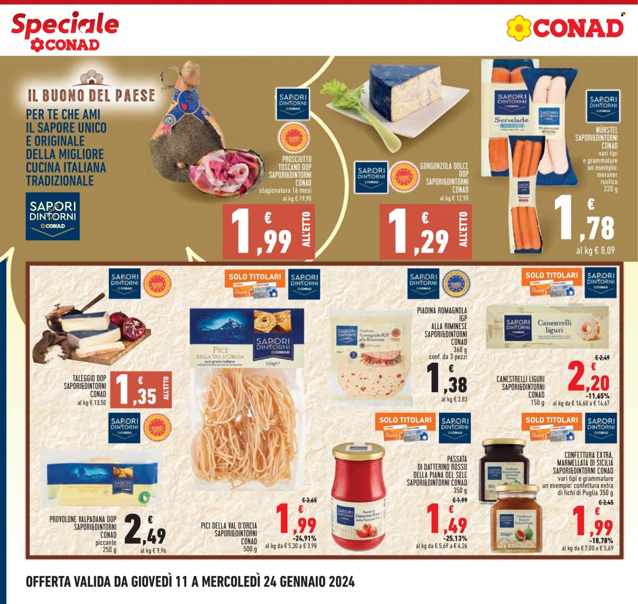 Leták Conad - 11.1.2024 - 24.1.2024. Strana 2