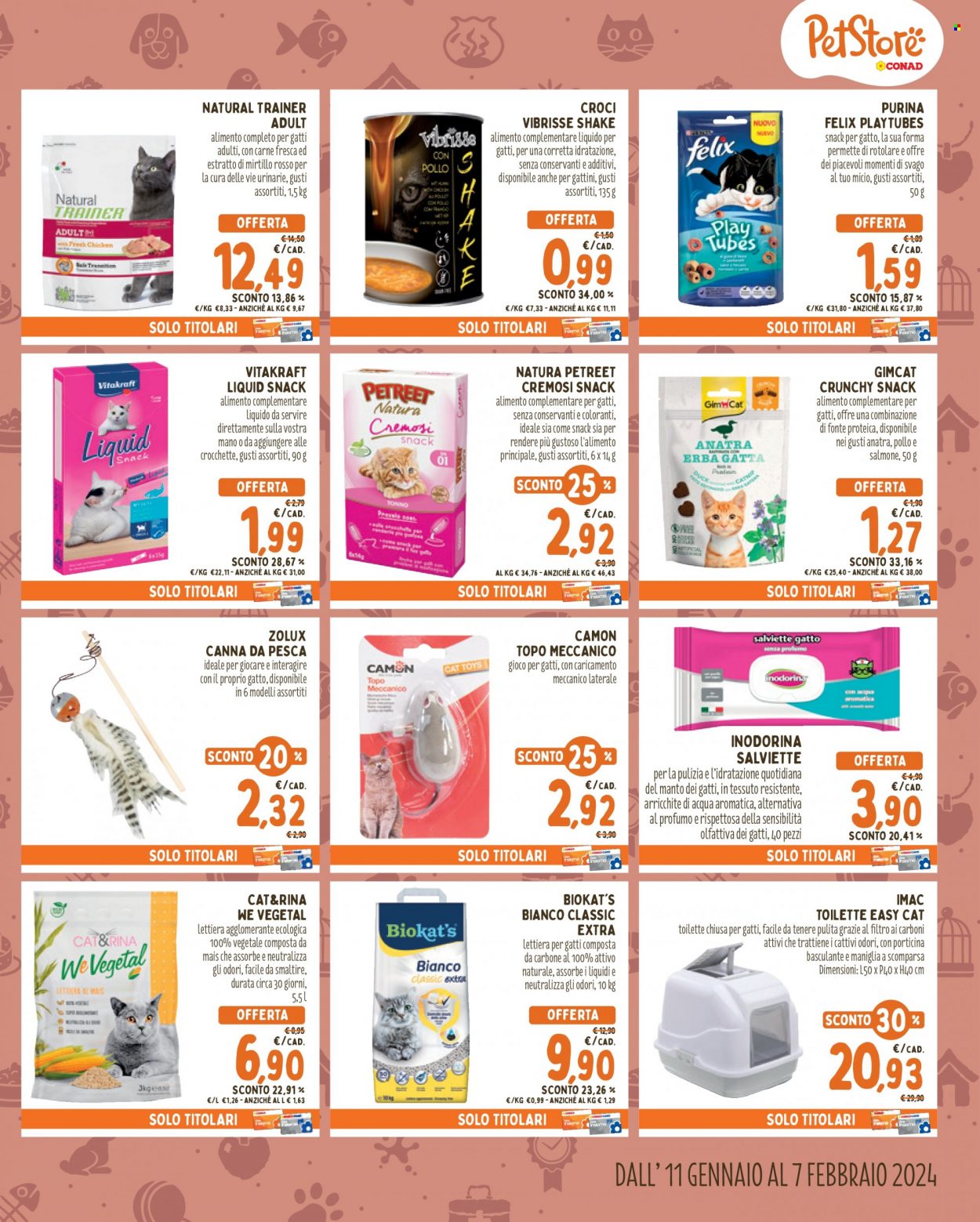 Volantino Pet Store Conad - 11/1/2024 - 7/2/2024. Pagina 5