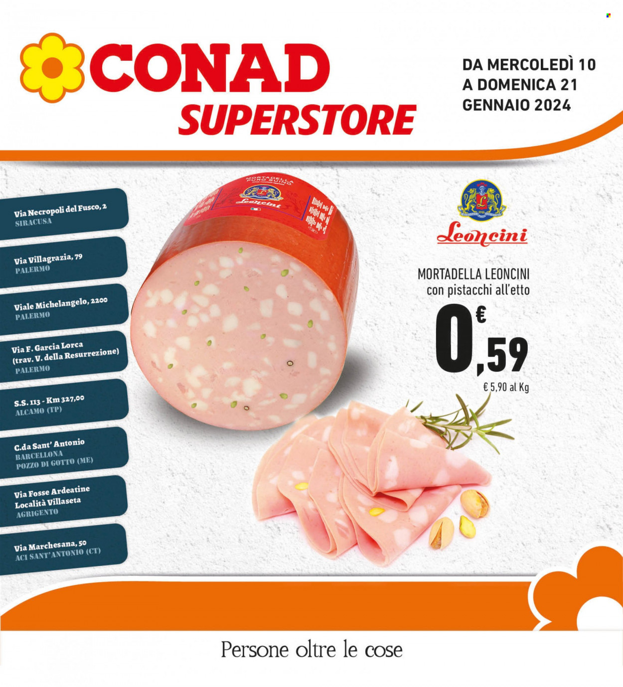 Volantino Conad Superstore - 10/1/2024 - 21/1/2024. Pagina 1