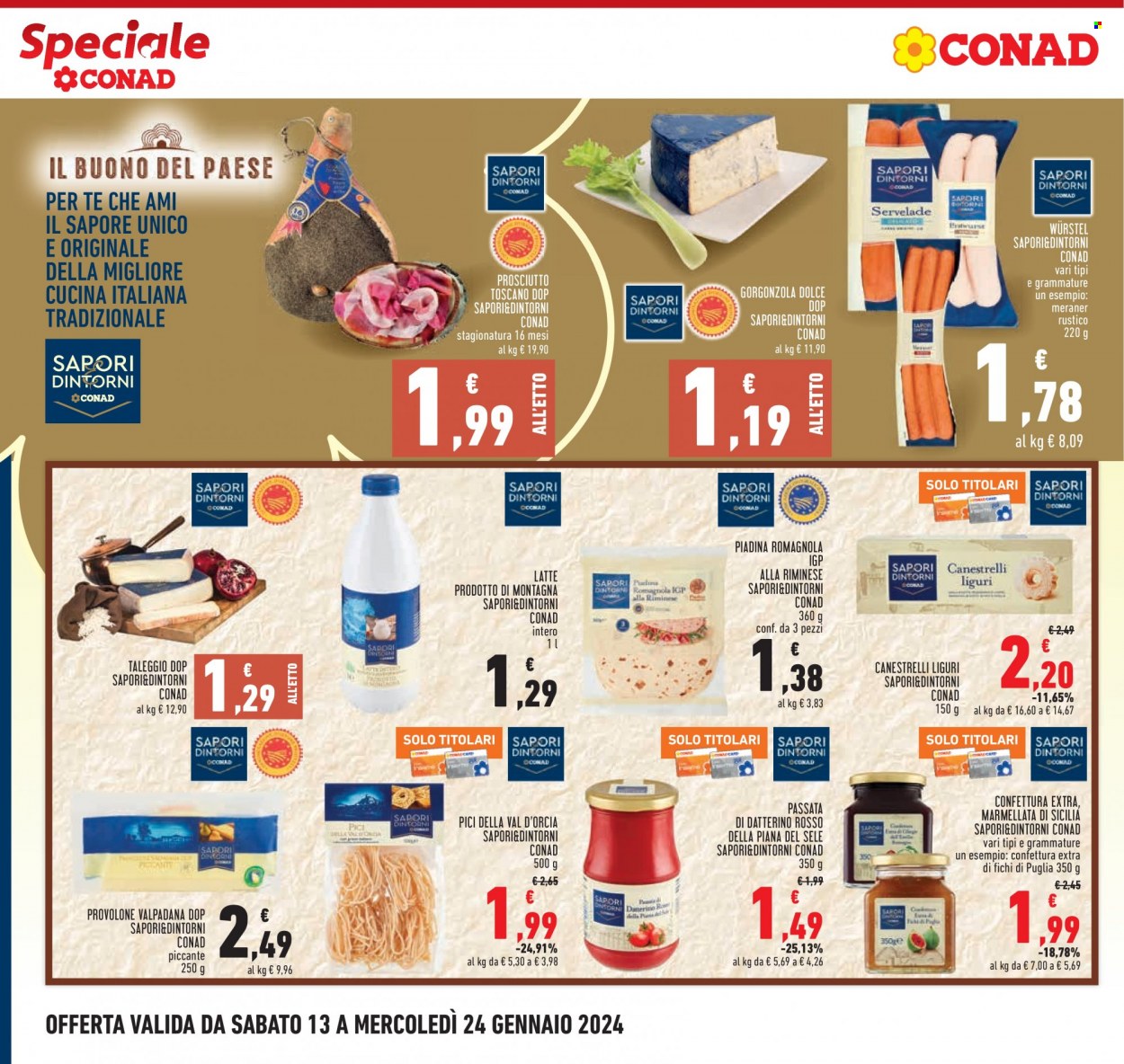 Volantino Conad - 13/1/2024 - 24/1/2024. Pagina 8