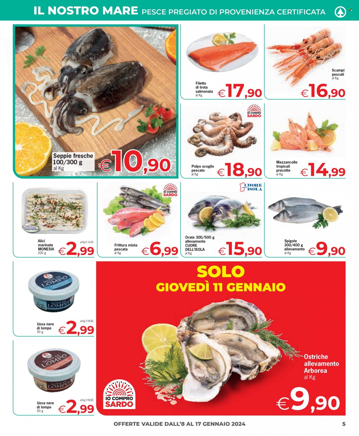 Volantino Eurospar - 8/1/2024 - 17/1/2024. Pagina 5