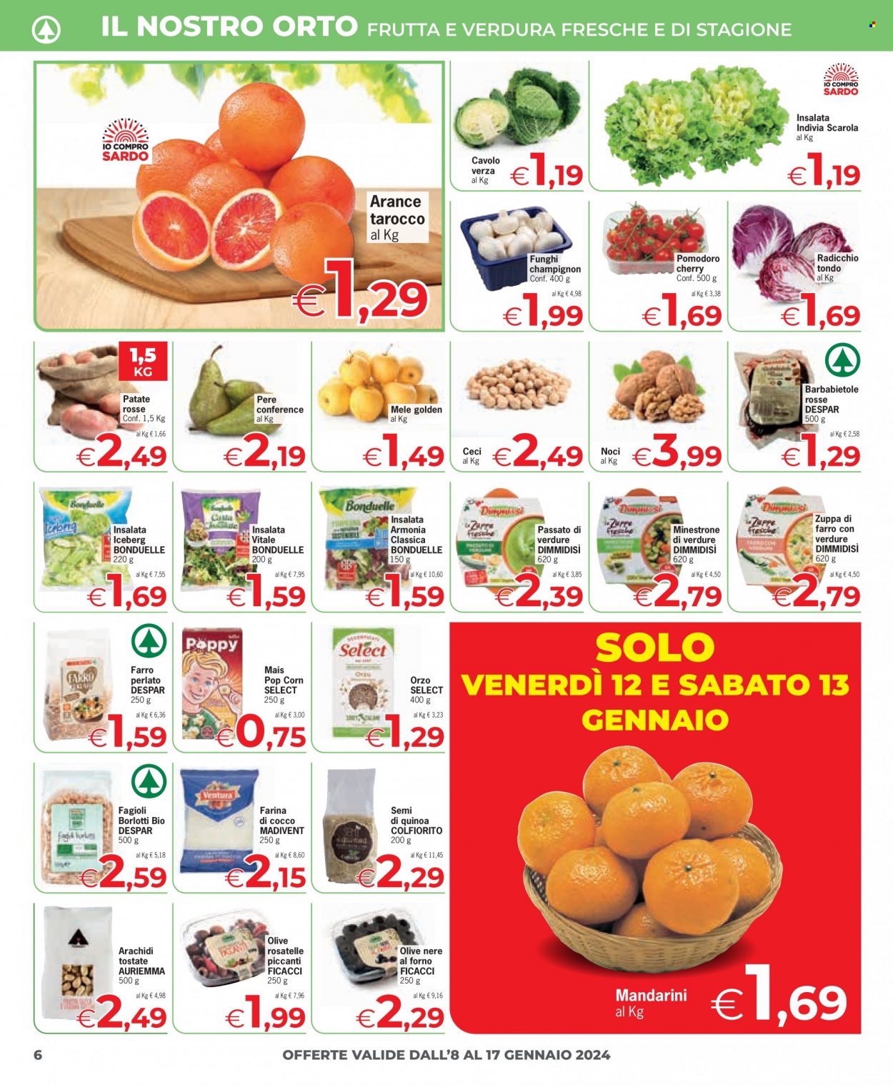 Volantino Eurospar - 8/1/2024 - 17/1/2024. Pagina 6