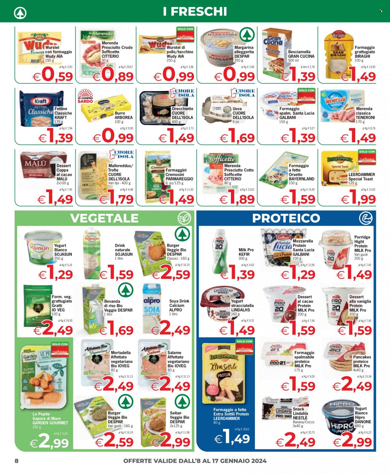 Leták Eurospar - 8.1.2024 - 17.1.2024. Strana 8