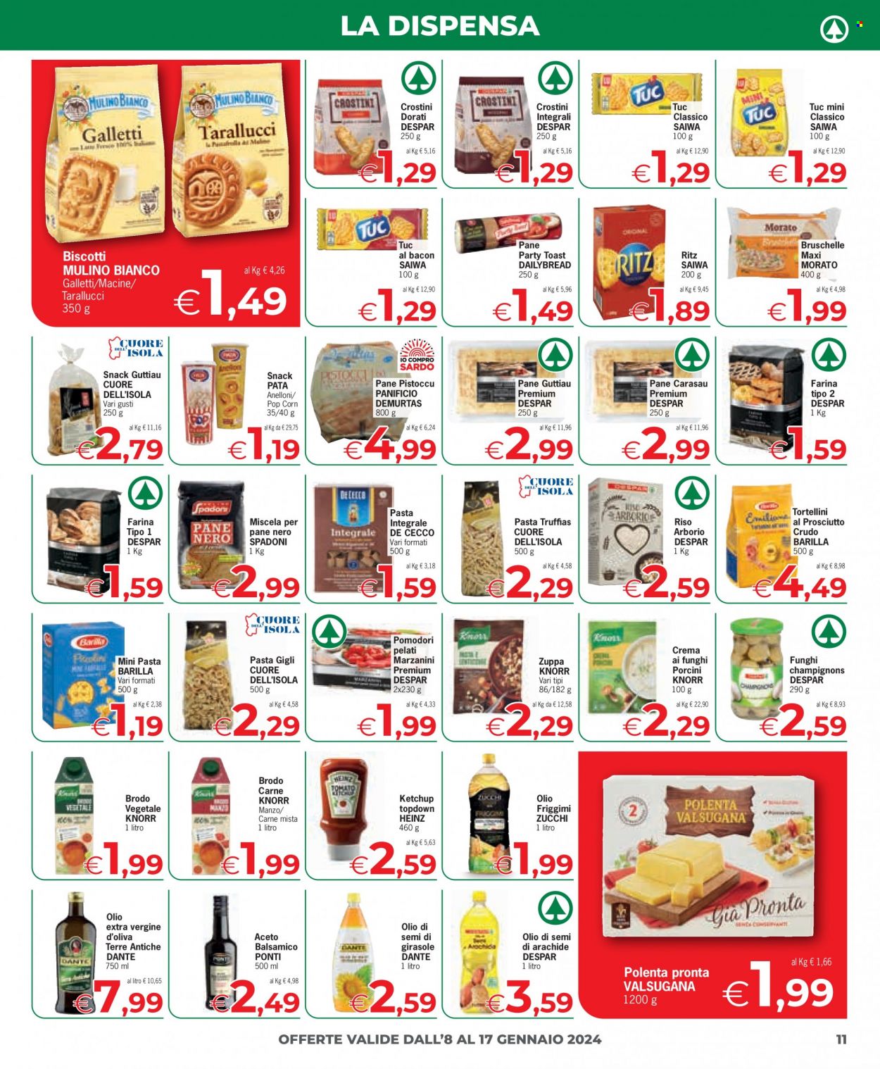 Volantino Eurospar - 8/1/2024 - 17/1/2024. Pagina 11