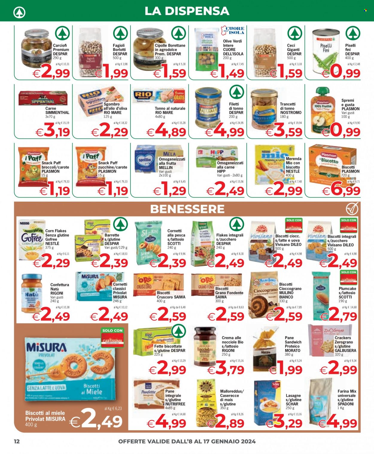 Volantino Eurospar - 8/1/2024 - 17/1/2024. Pagina 12