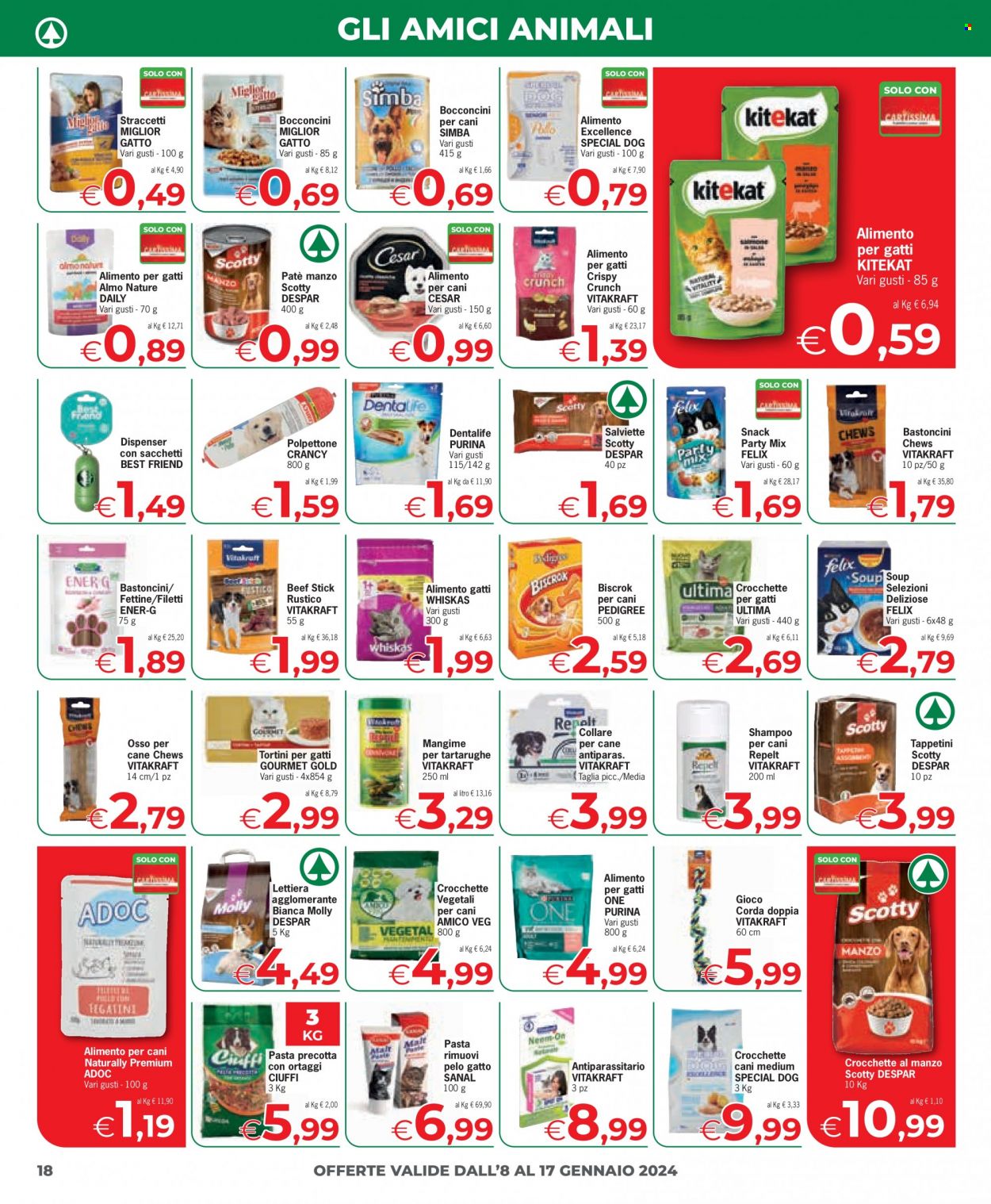Volantino Eurospar - 8/1/2024 - 17/1/2024. Pagina 18