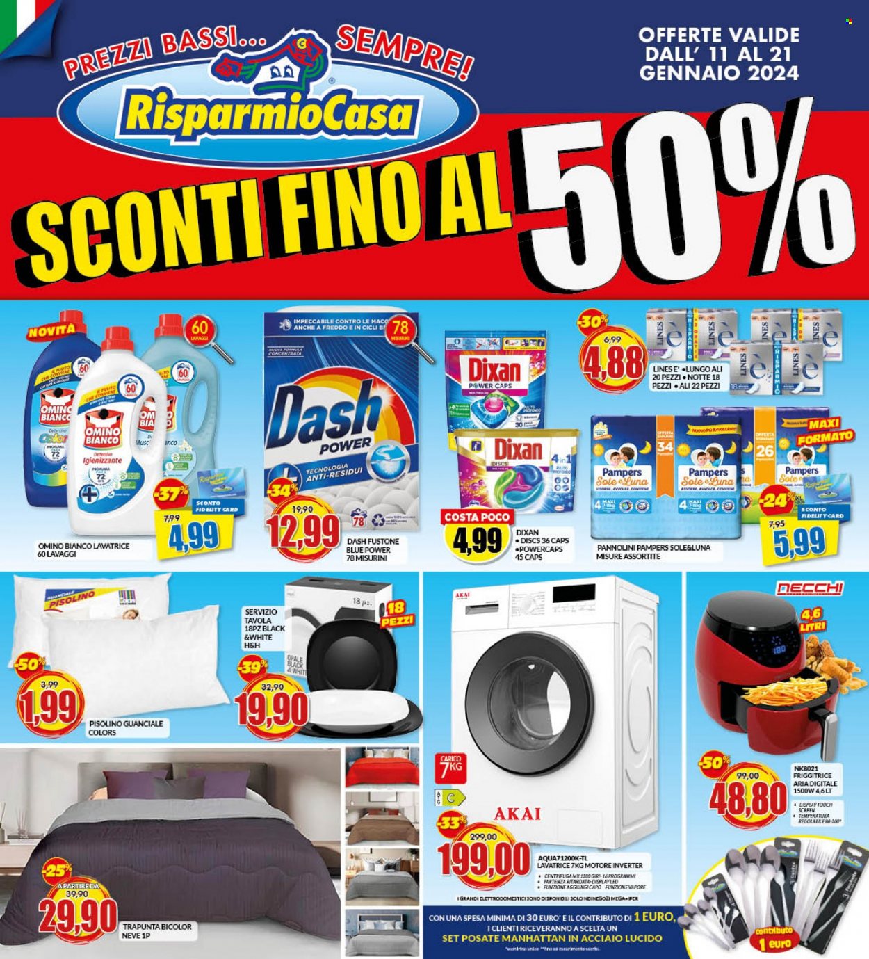 Volantino Risparmio Casa - 11/1/2024 - 21/1/2024. Pagina 1