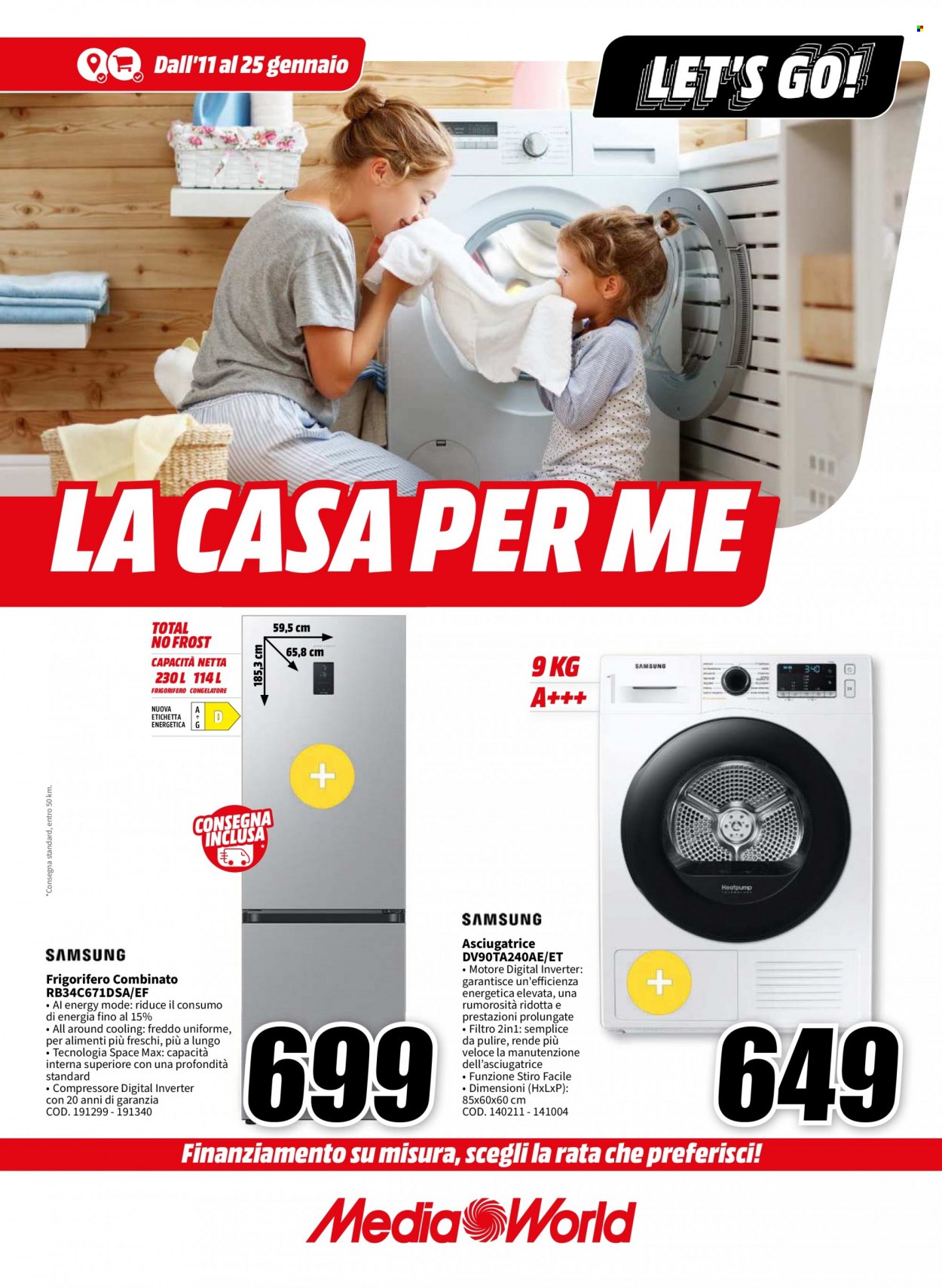 Volantino MediaWorld - 11/1/2024 - 25/1/2024. Pagina 1