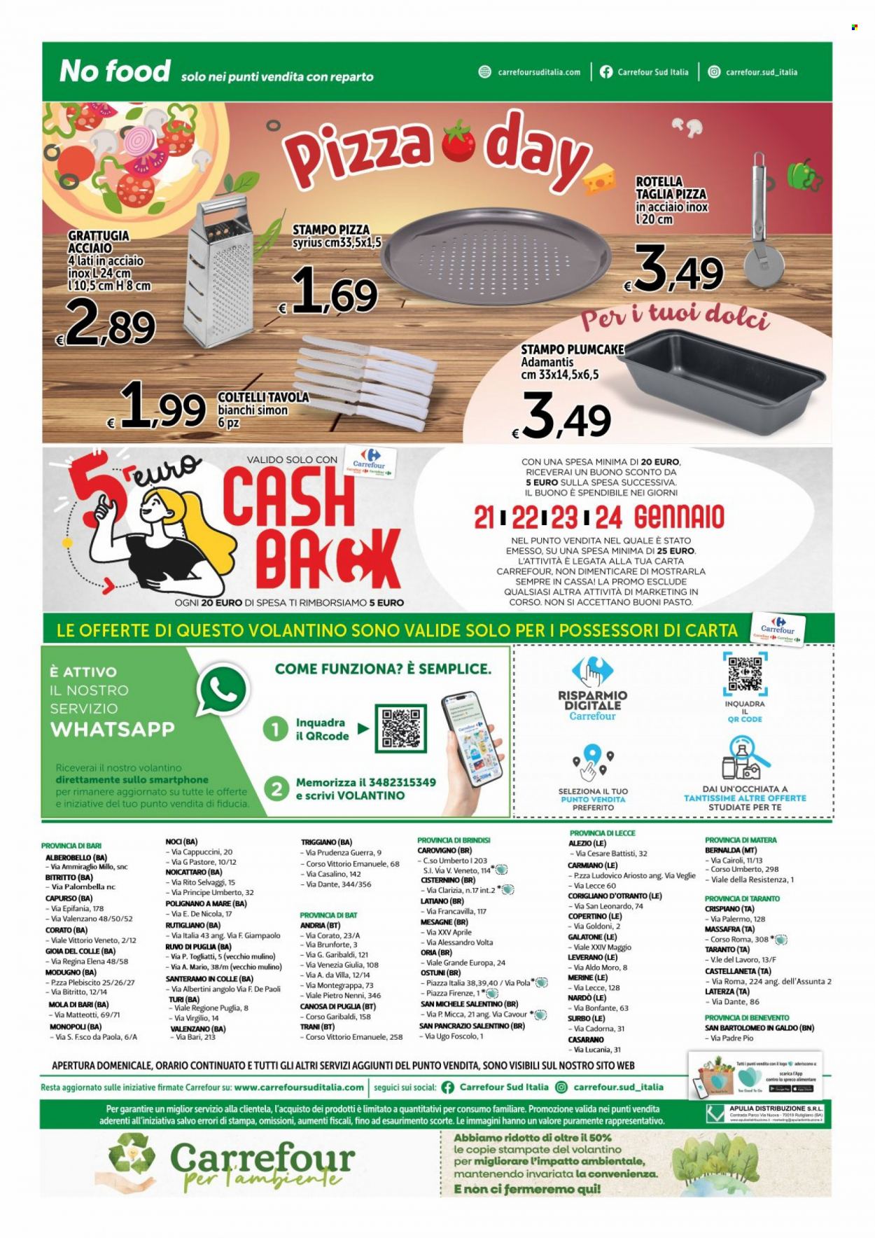 Volantino Carrefour - 11/1/2024 - 20/1/2024. Pagina 23
