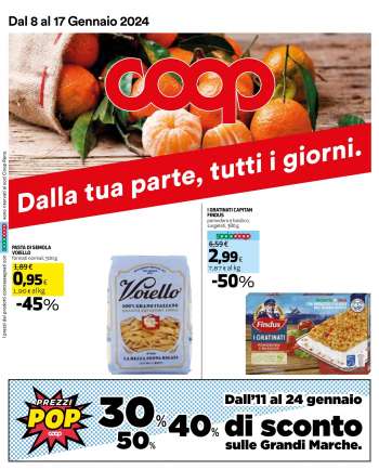 Volantino Coop - 8/1/2024 - 17/1/2024.