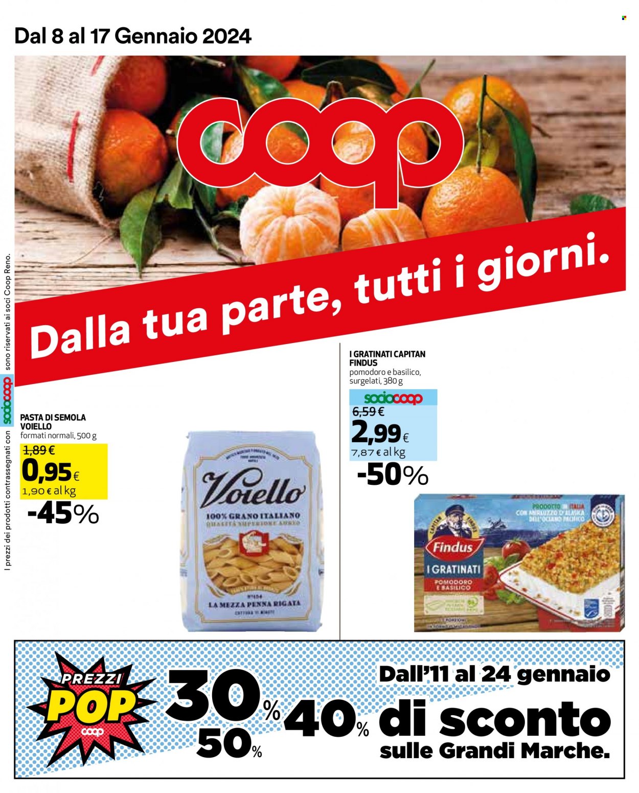 Leták Coop - 8.1.2024 - 17.1.2024. Strana 1