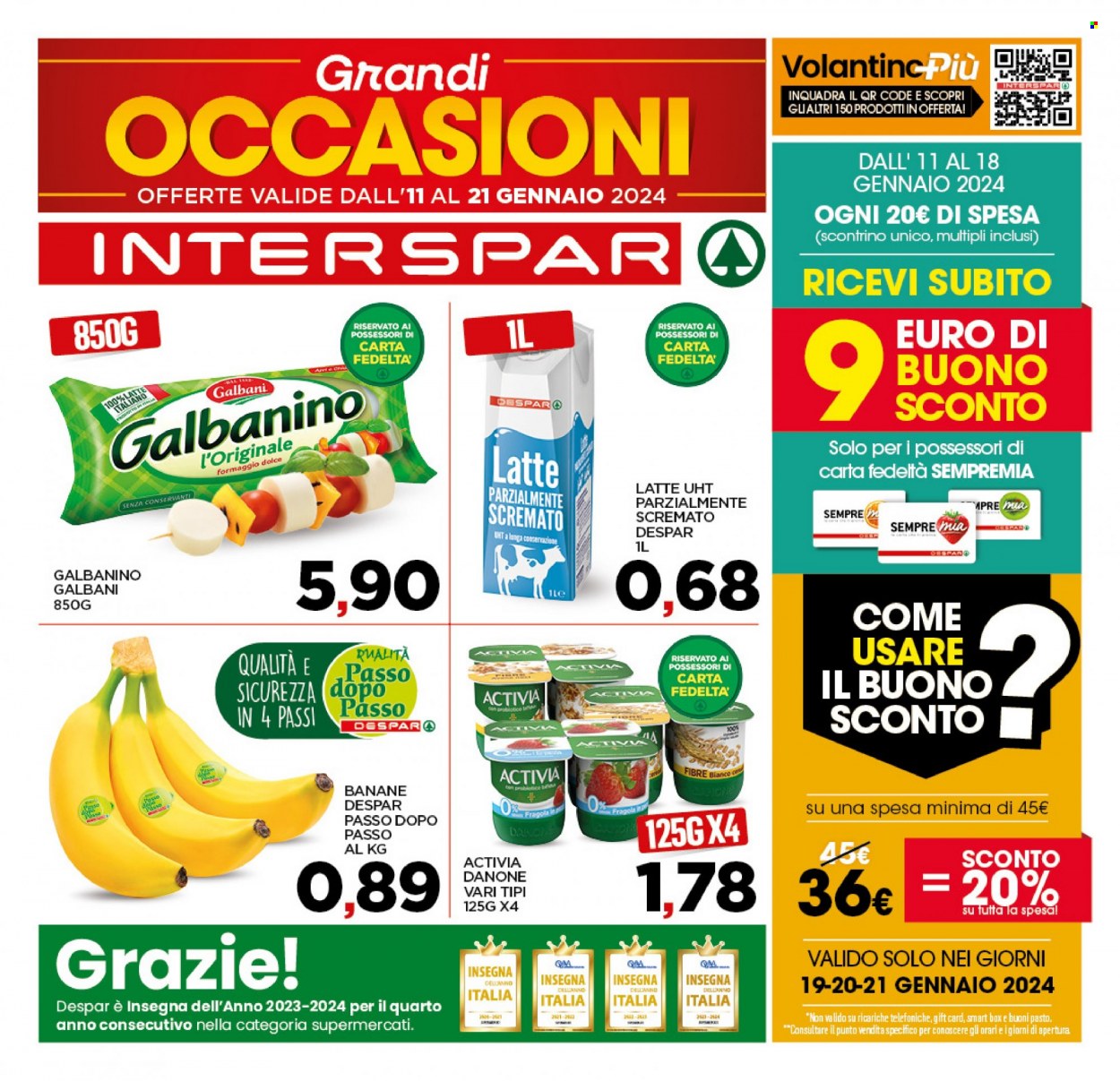 Volantino Interspar - 11/1/2024 - 21/1/2024. Pagina 1