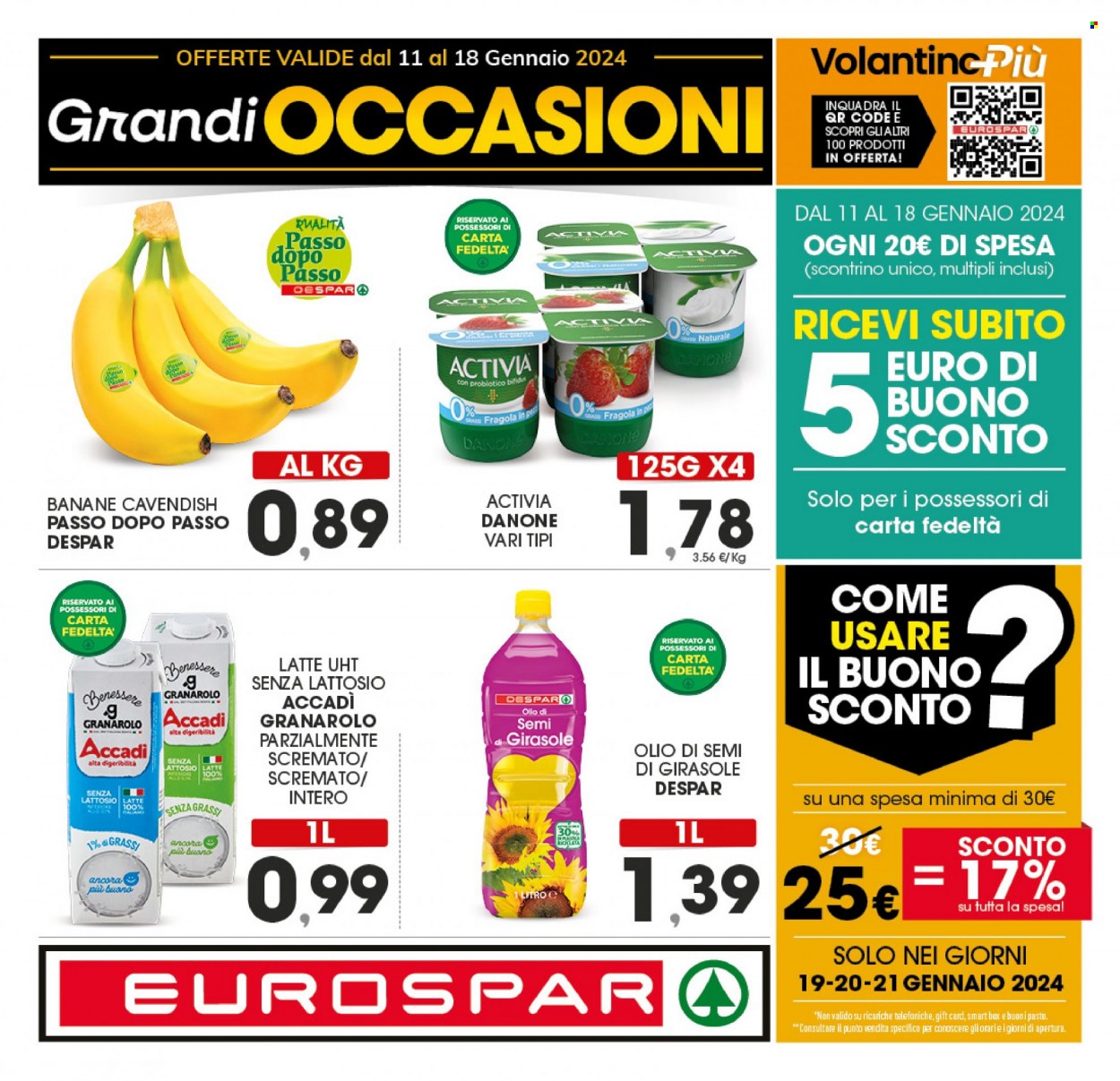 Volantino Eurospar - 11/1/2024 - 18/1/2024. Pagina 1