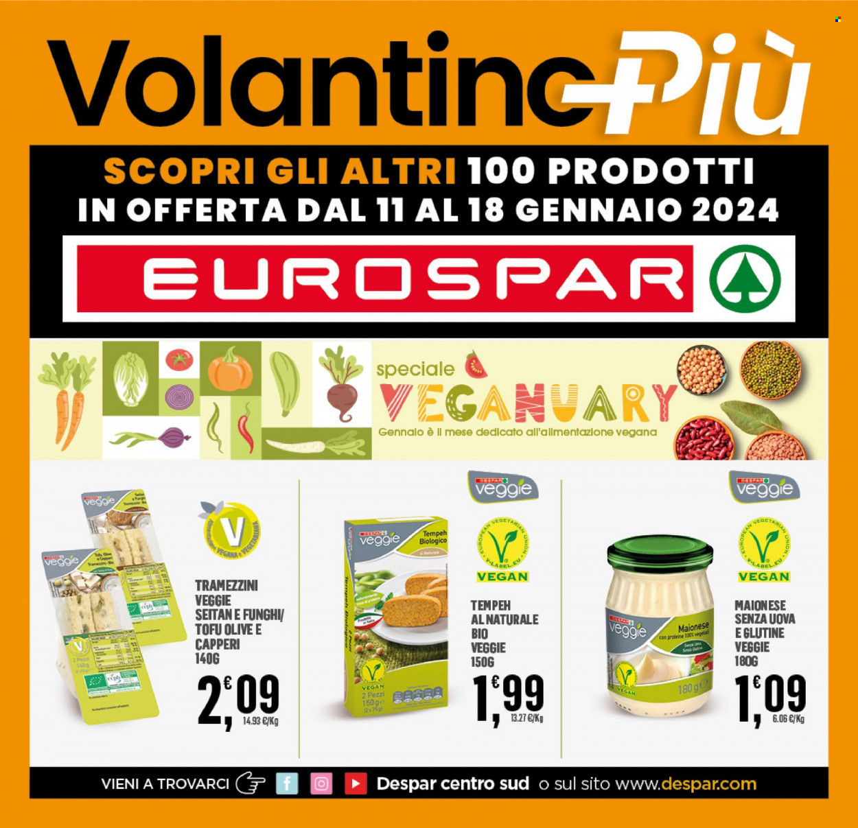 Volantino Eurospar - 11/1/2024 - 18/1/2024. Pagina 13