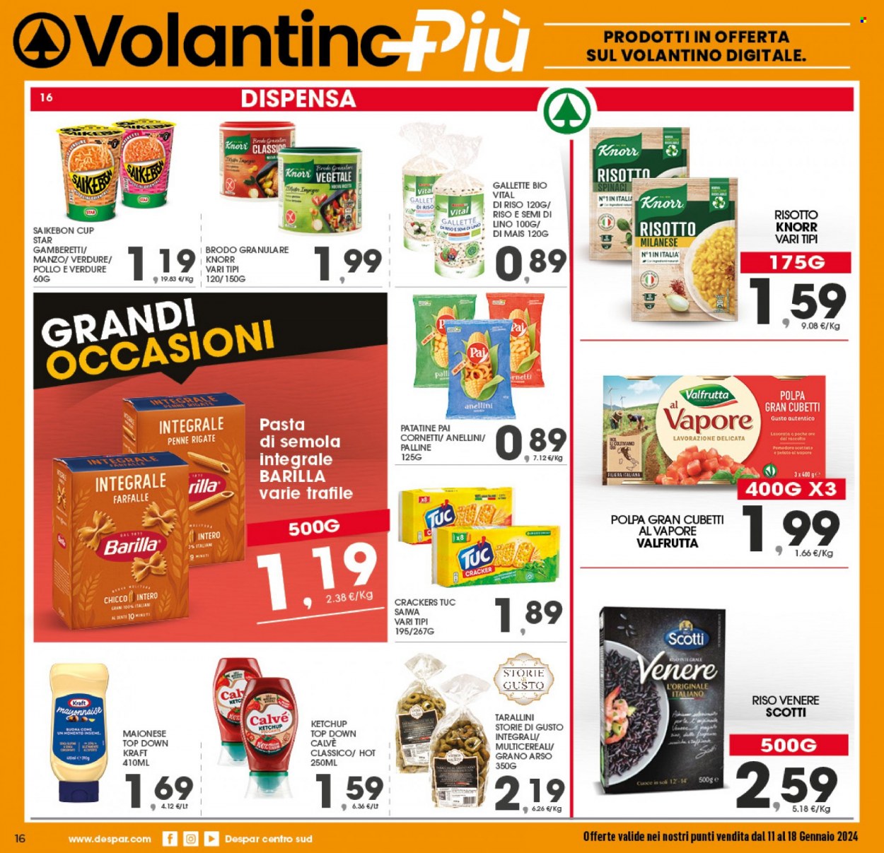 Volantino Eurospar - 11/1/2024 - 18/1/2024. Pagina 16