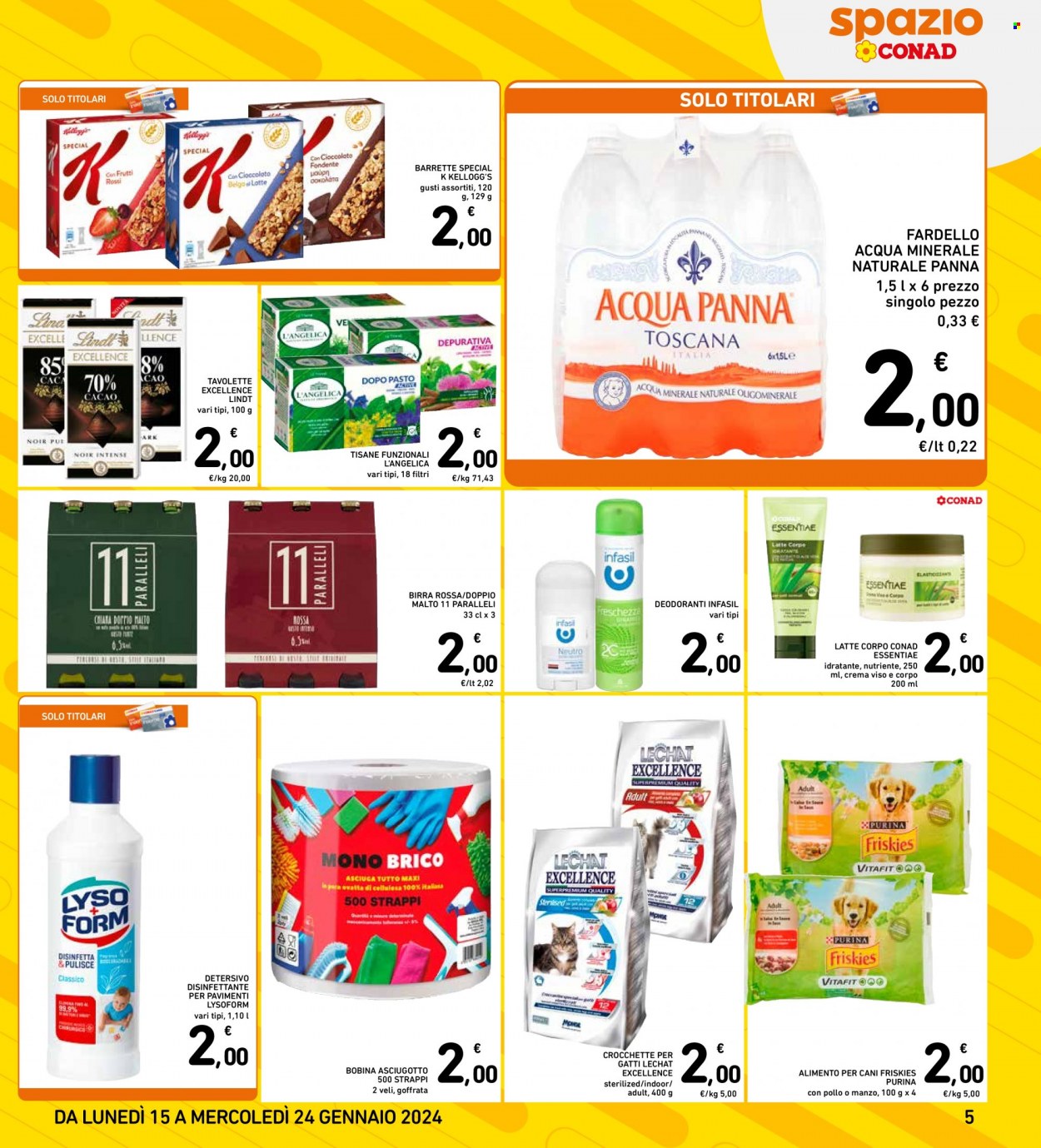 Volantino Spazio Conad - 15/1/2024 - 24/1/2024. Pagina 5