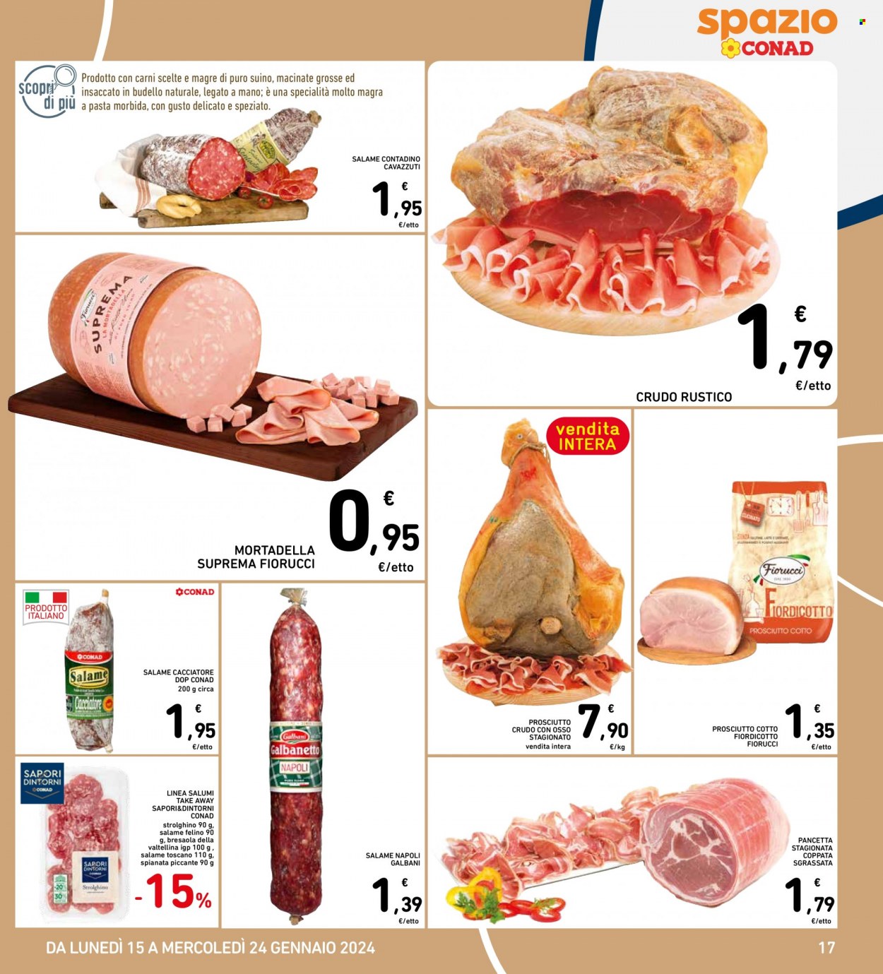 Volantino Spazio Conad - 15/1/2024 - 24/1/2024. Pagina 17