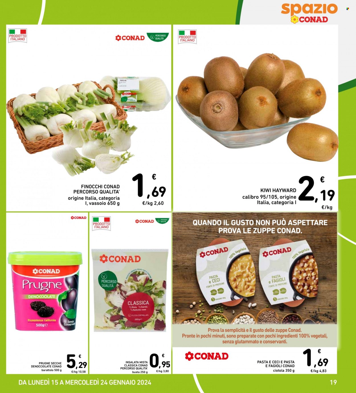 Volantino Spazio Conad - 15/1/2024 - 24/1/2024. Pagina 19