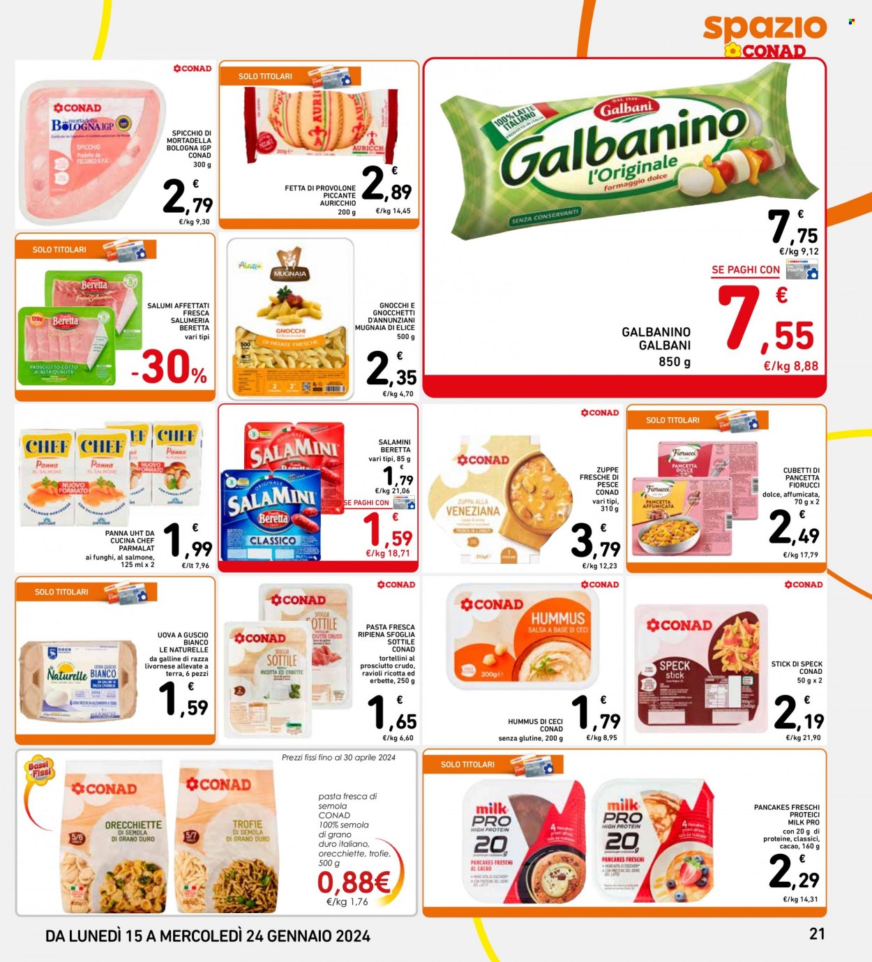 Volantino Spazio Conad - 15/1/2024 - 24/1/2024. Pagina 21