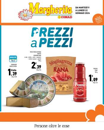 Volantino Margherita Conad - 9/1/2024 - 22/1/2024.
