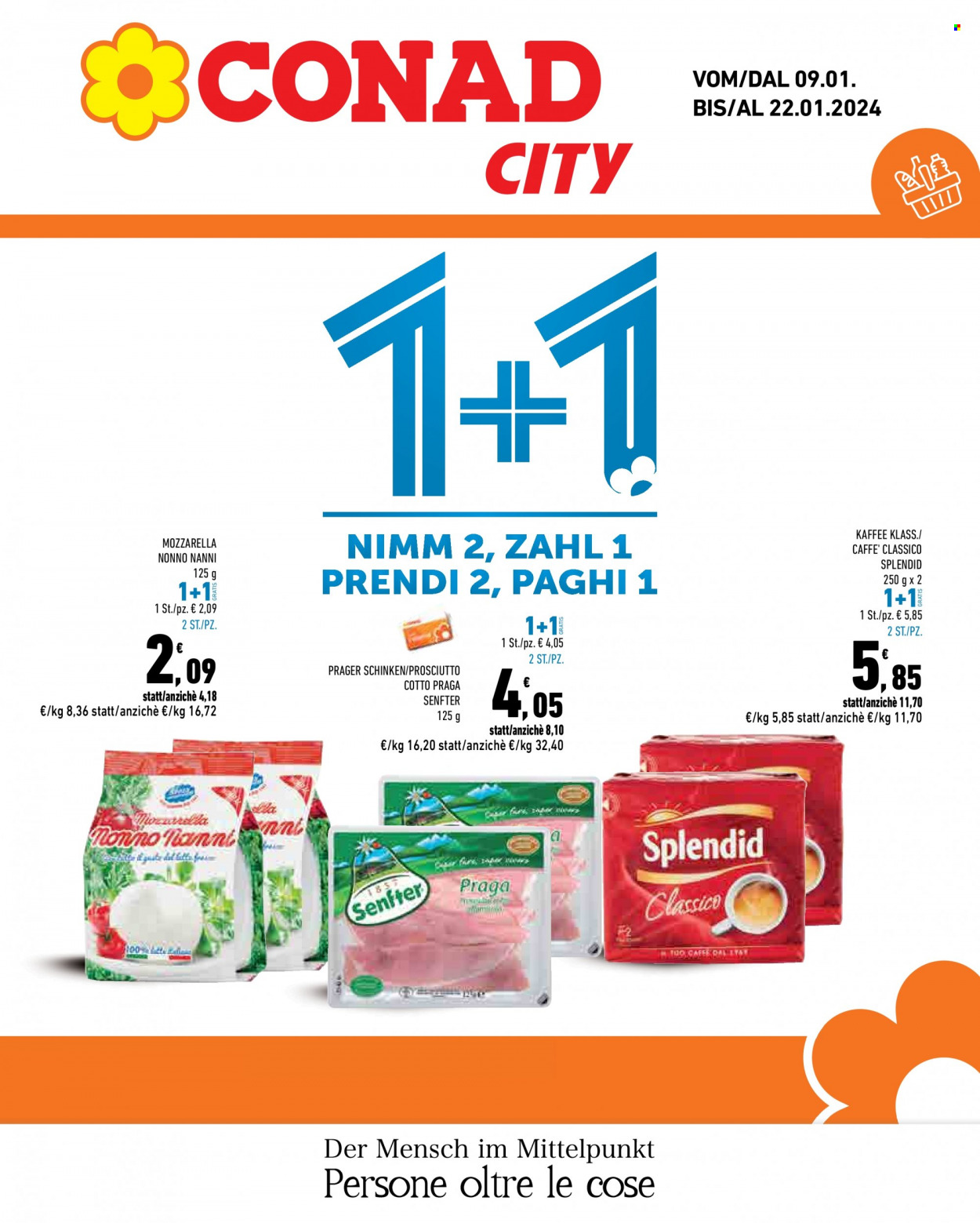 Volantino Conad City - 9/1/2024 - 22/1/2024. Pagina 1