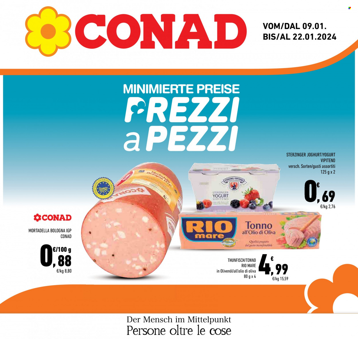 Volantino Conad - 9/1/2024 - 22/1/2024. Pagina 1